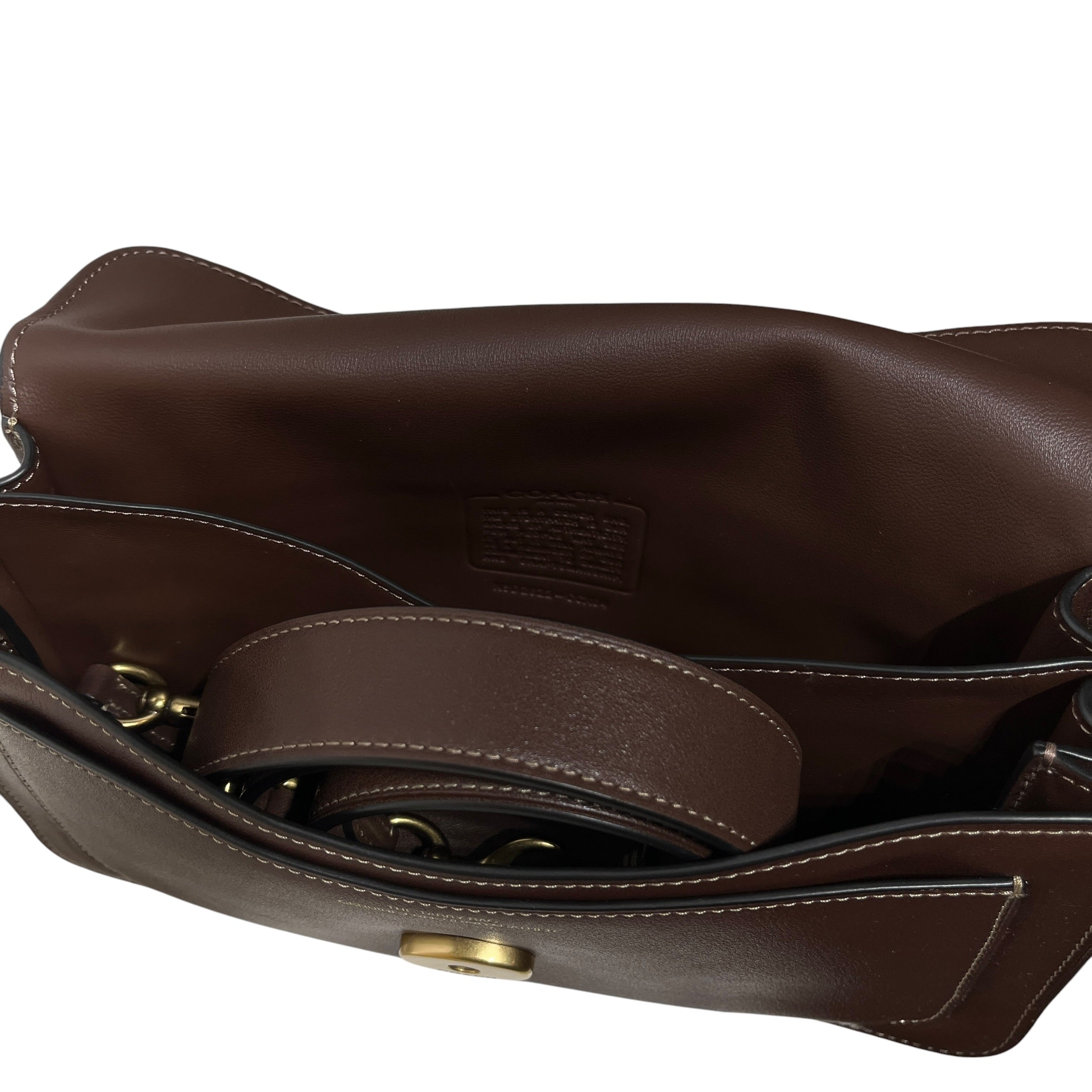 COACH/Bag/Leather/BRW/tabby crossbody view 3
