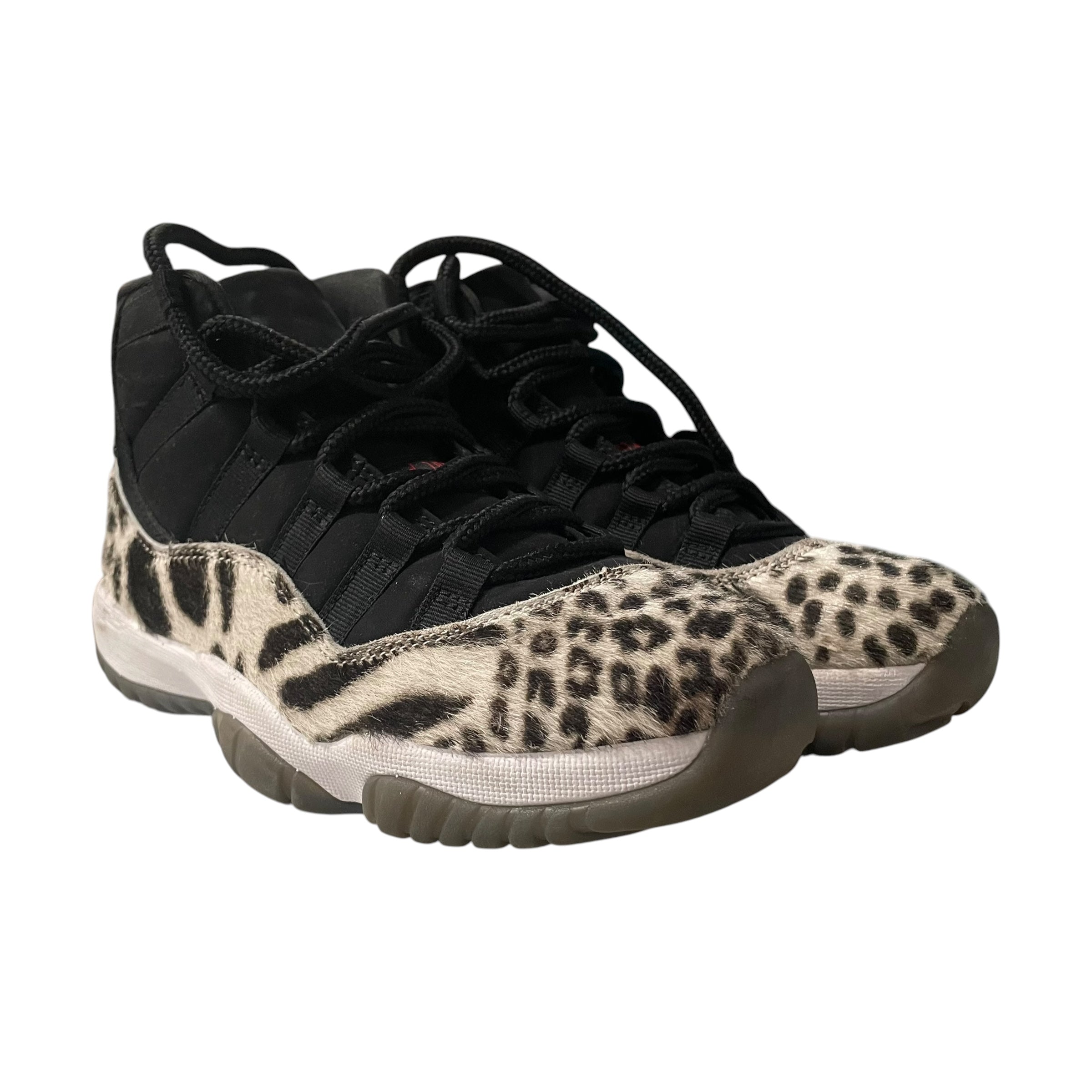 NIKE/AIR JORDAN 11 RETRO/Hi-Sneakers/US 6.5/Leopard/Cotton/WHT/AR0715-010 view 1