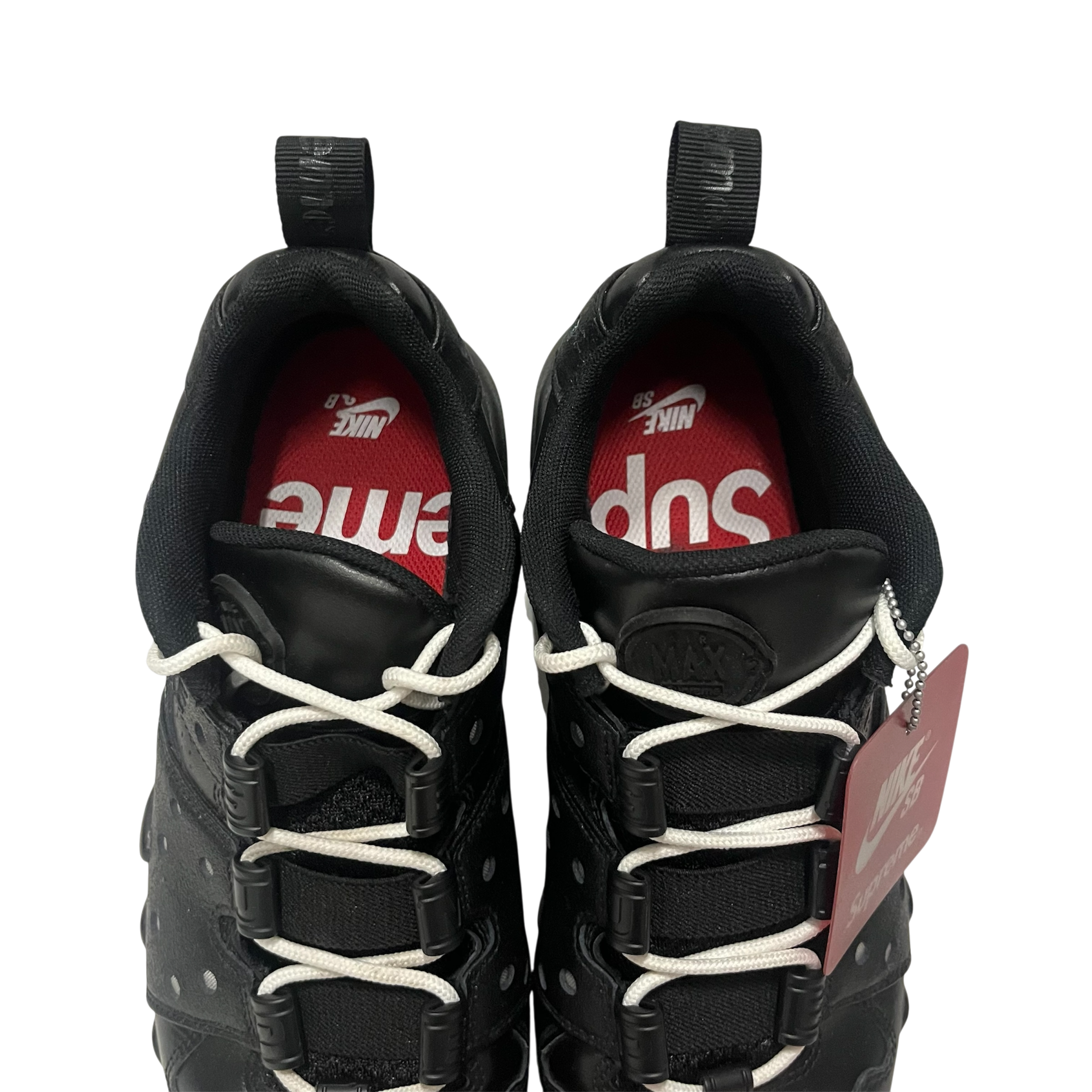 NIKE/Supreme/Low-Sneakers/US 10/Leather/BLK/IM4283-001 view 4