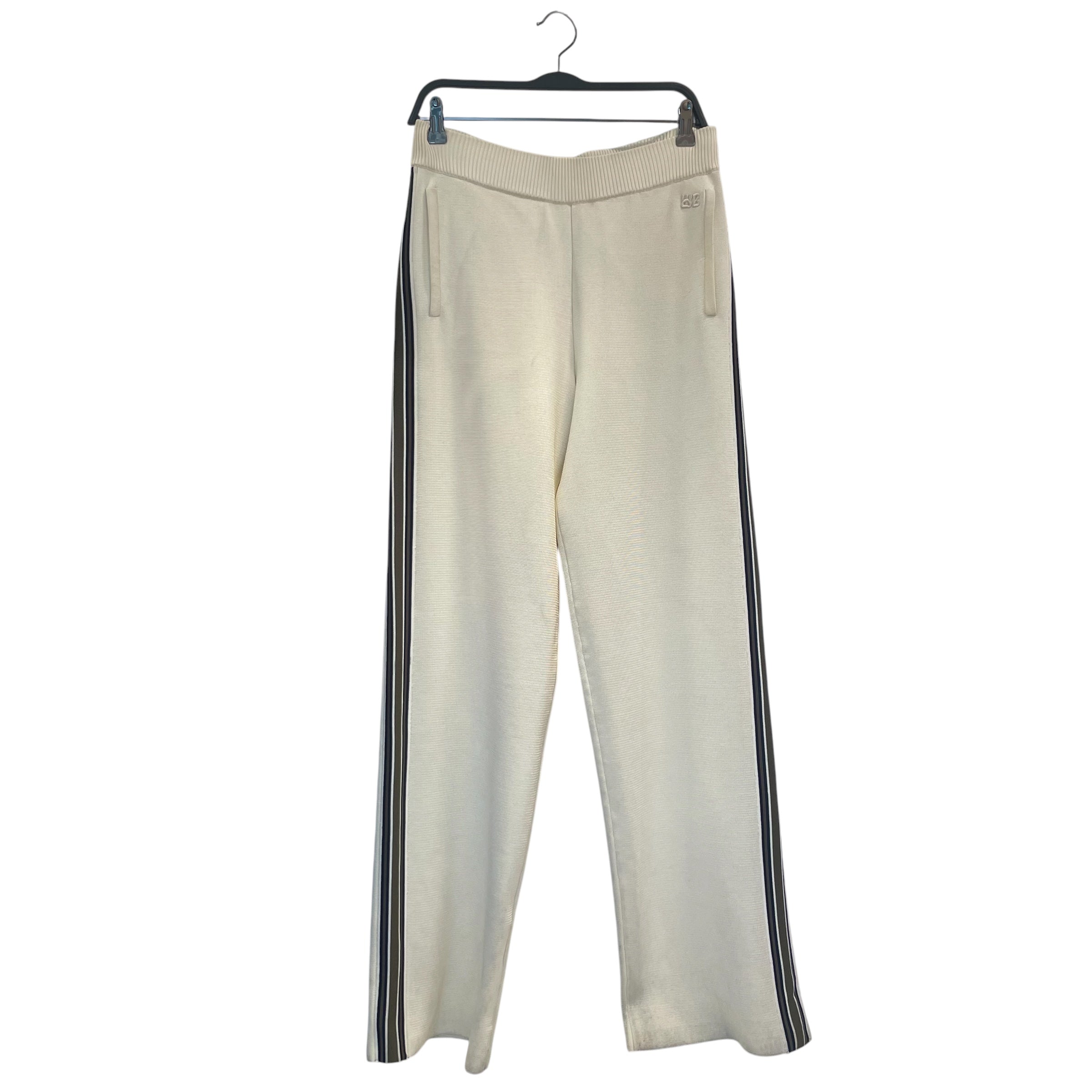 WALES BONNER/Straight Pants/M/Polyester/CRM/TRACK PANT view 1