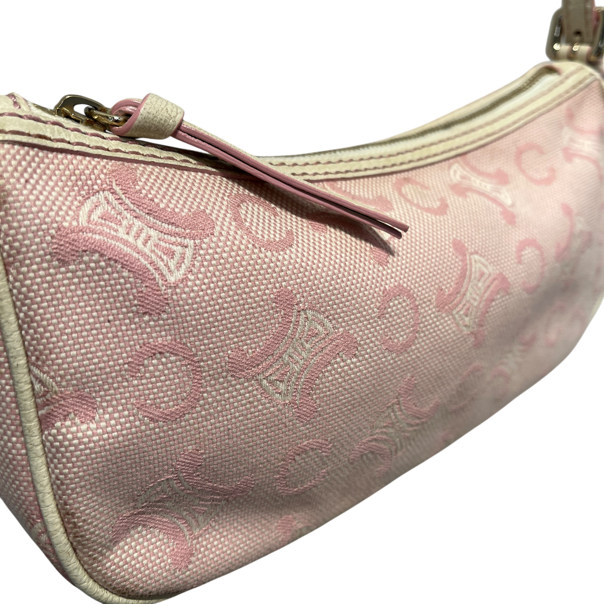 CELINE/Hand Bag/Monogram/Cotton/PNK/C MACADAM CANVAS SHOULDERBAG view 6