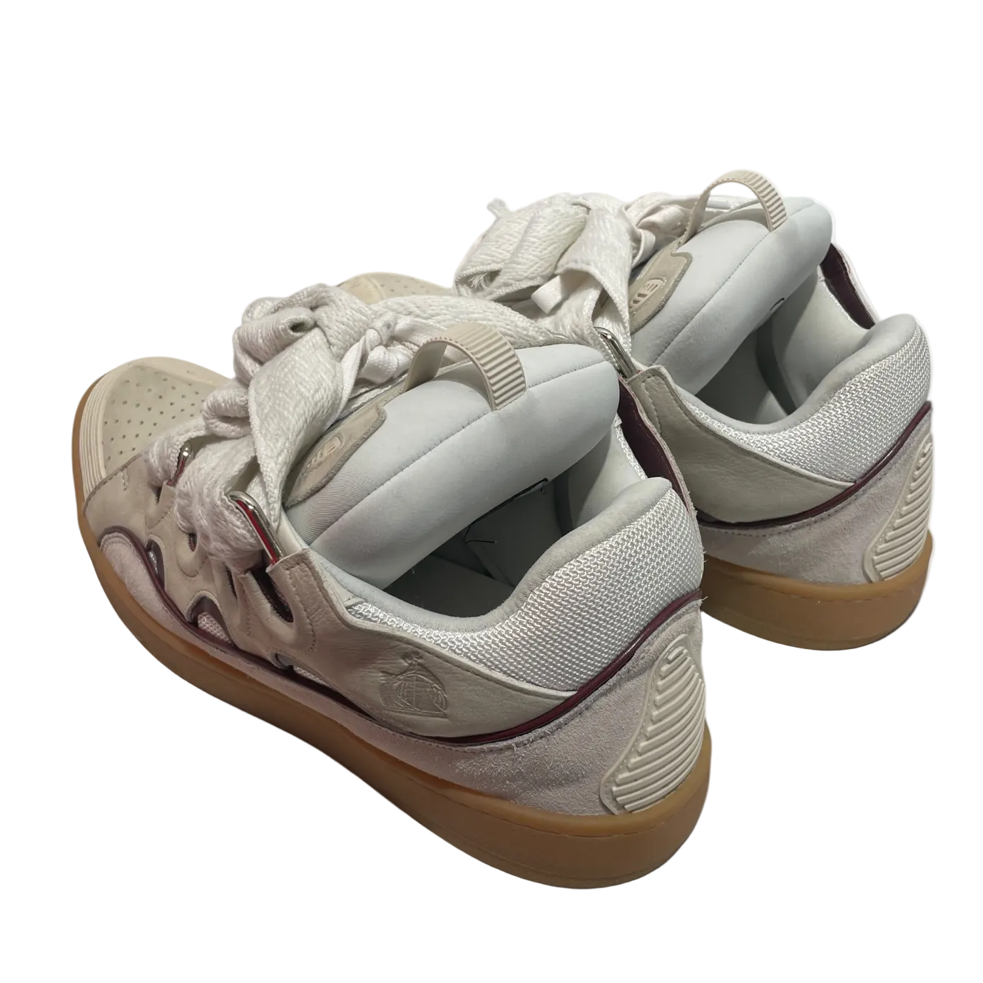 LANVIN/Low-Sneakers/EU 44/Acrylic/WHT/CURB SNEAKER view 2