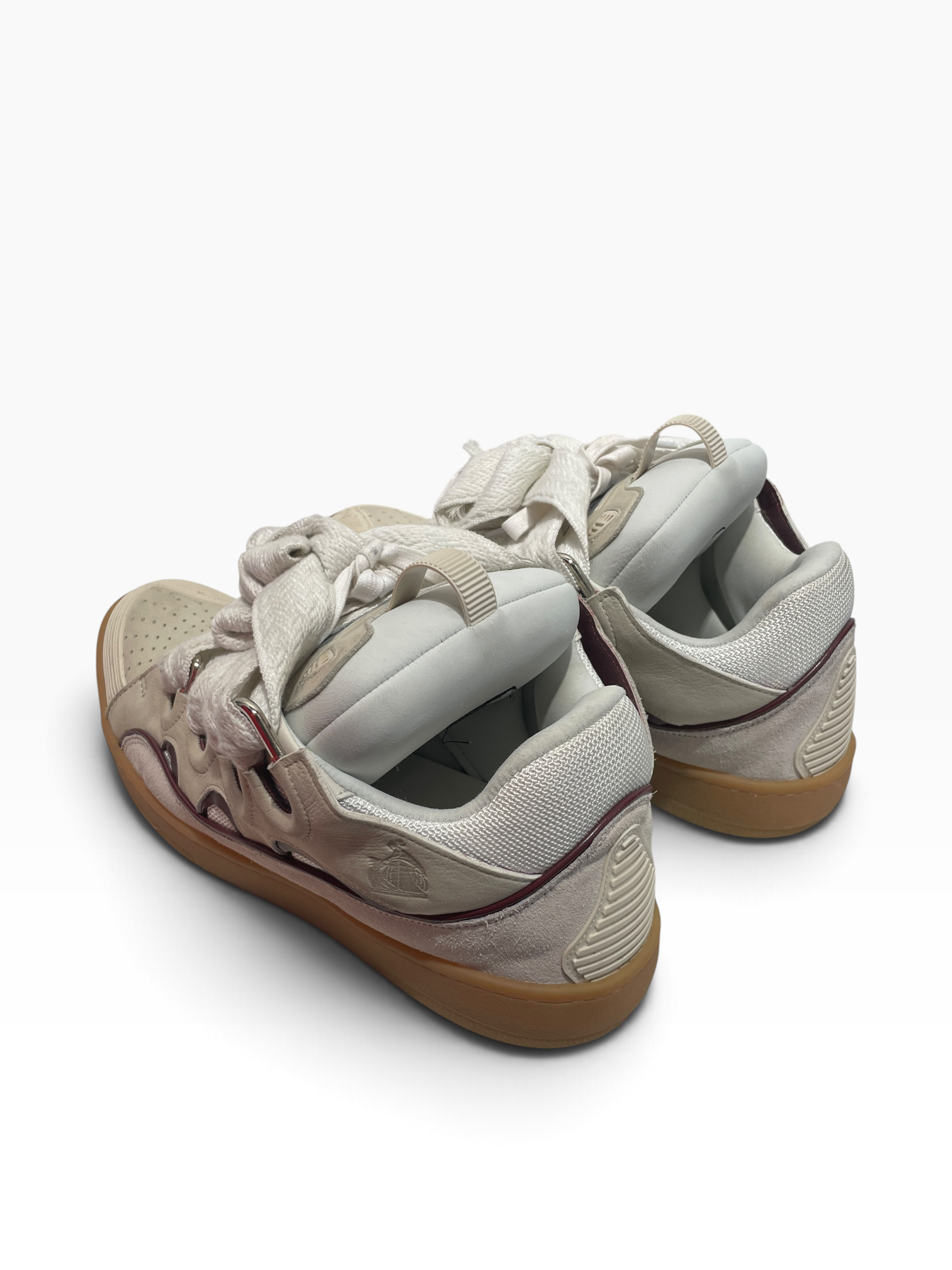 LANVIN/Low-Sneakers/EU 44/Acrylic/WHT/CURB SNEAKER view 2