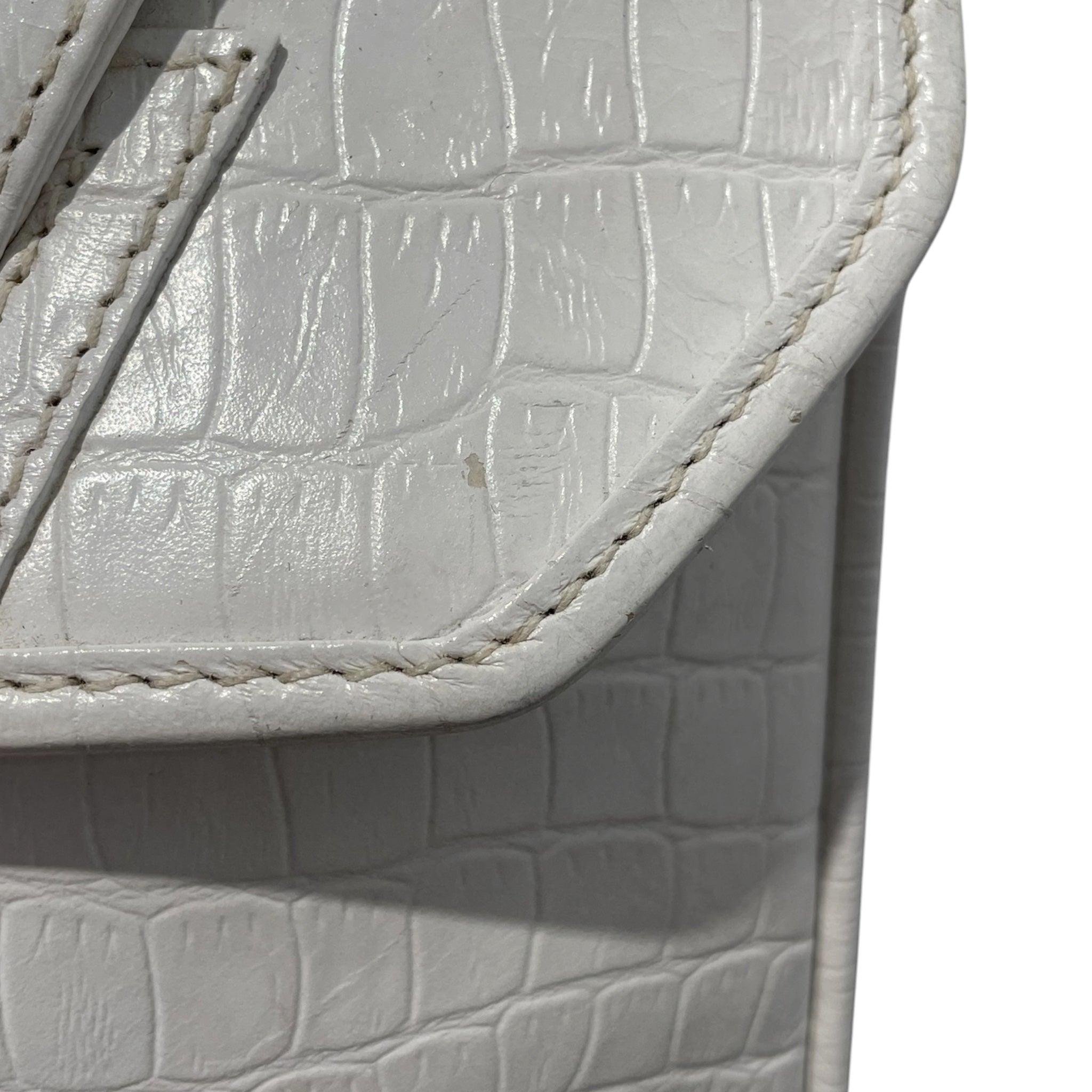 FENDI/Bag/Leather/WHT/CROCODILE EMBOSSED LEATHER view 10