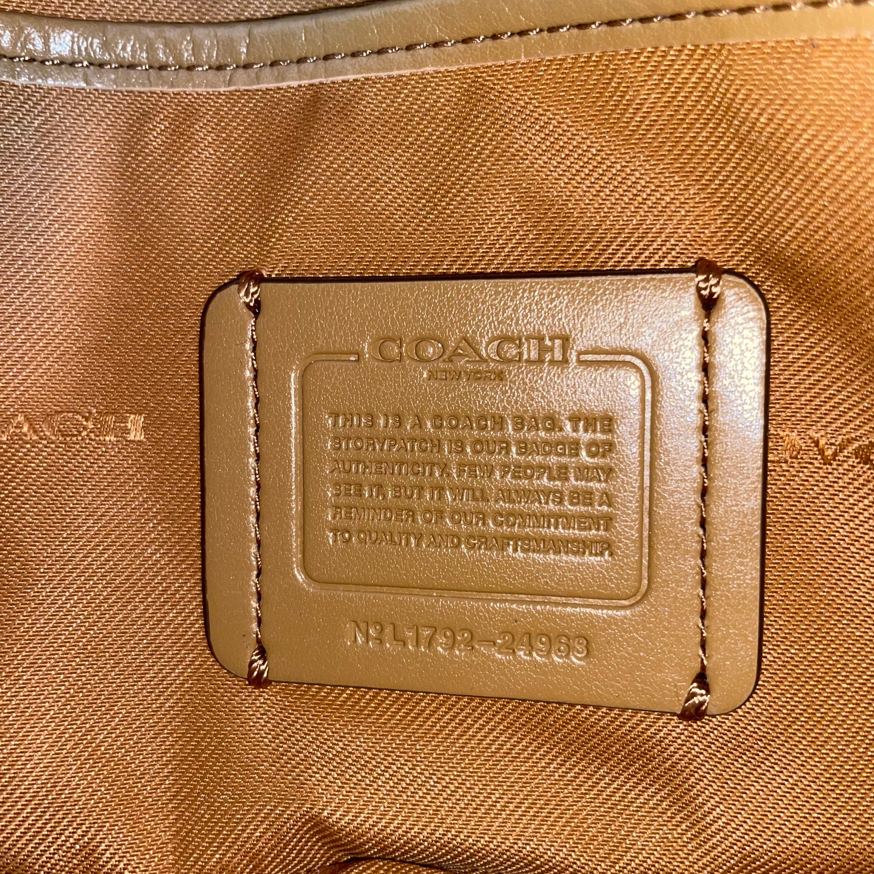 COACH/Cross Body Bag/All Over Print/Leather/WHT/BRWN FLOWERS,GOLD CHAIN STRAP view 6