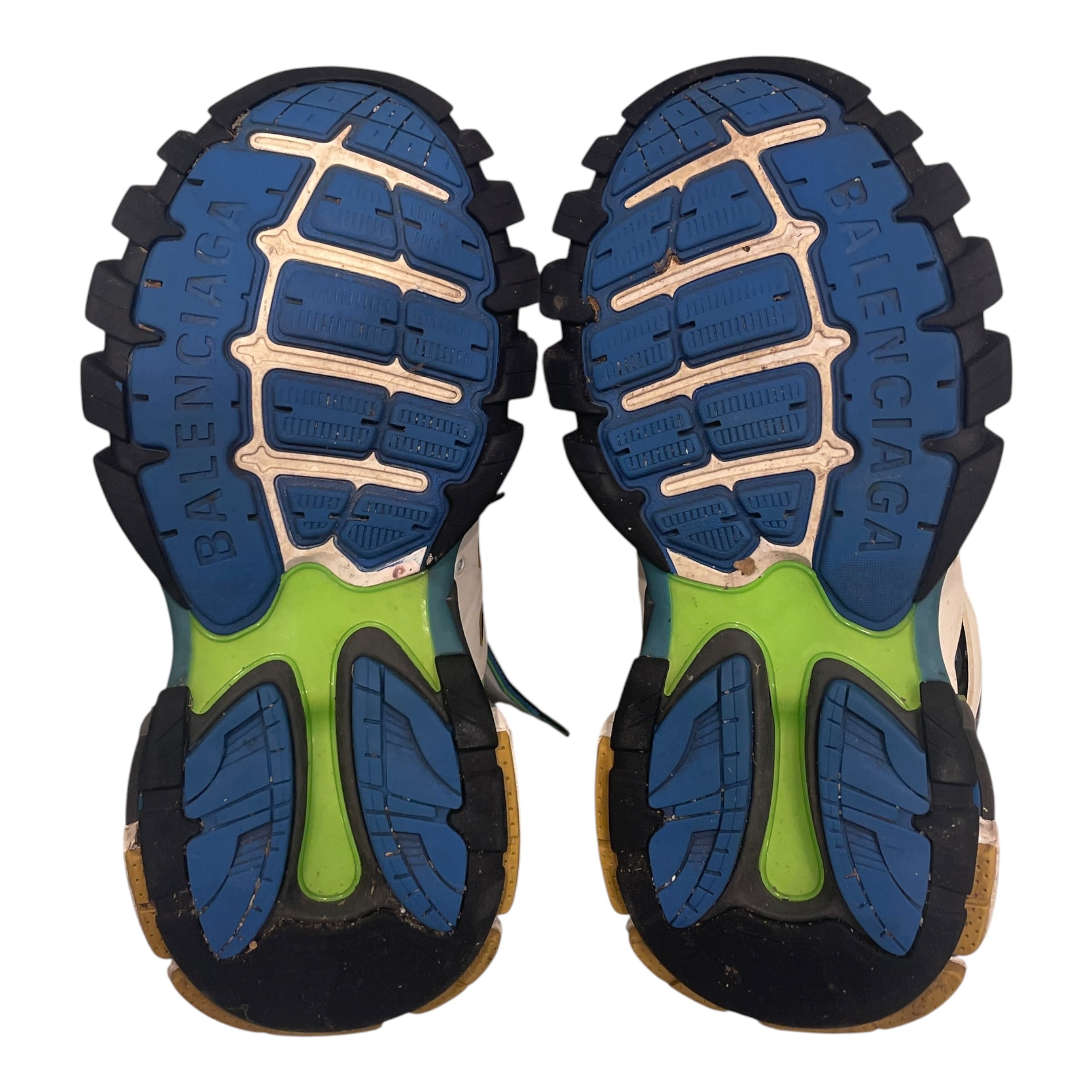 BALENCIAGA/Low-Sneakers/US 8/Cotton/GRN/TRACK BLU/GRN view 4