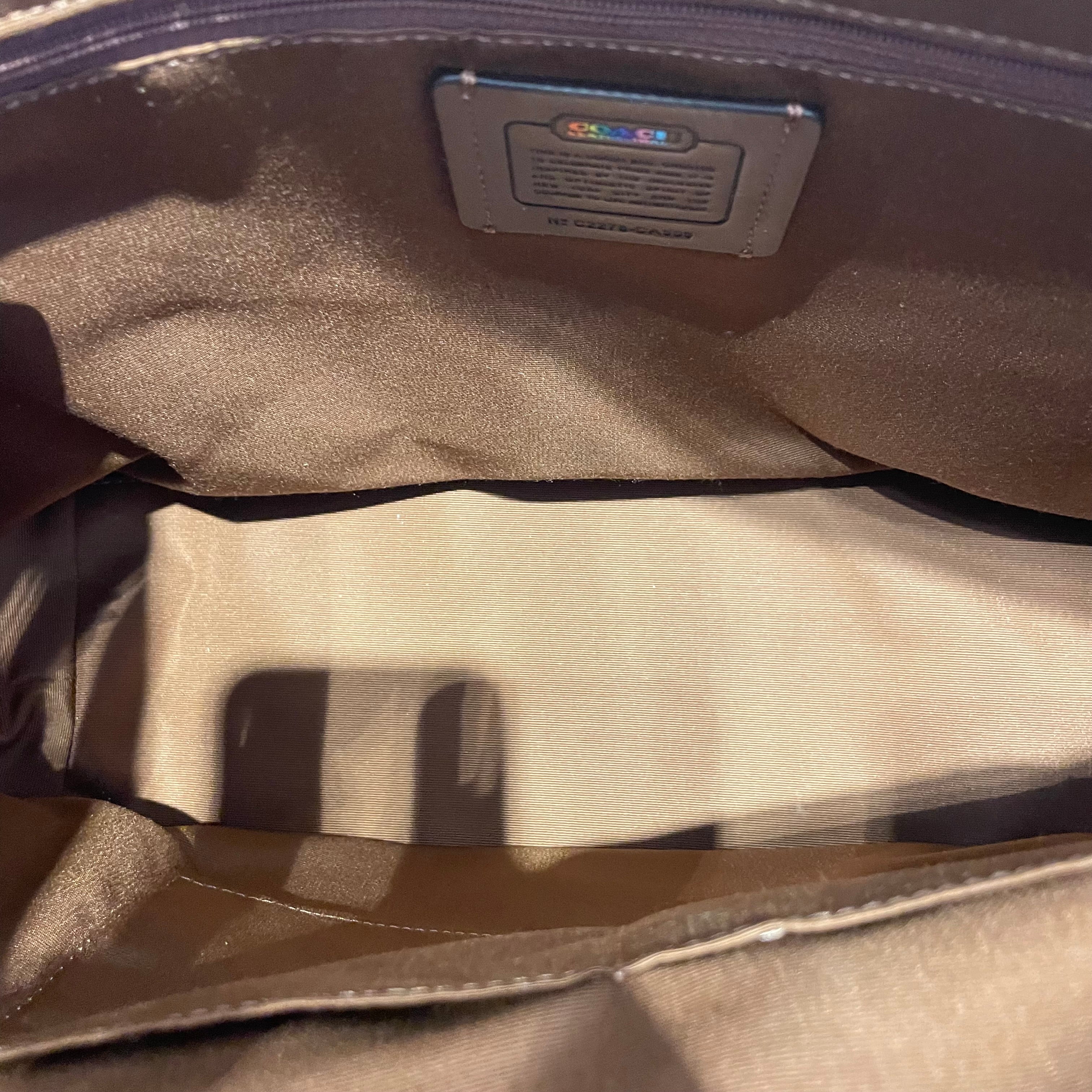 COACH/Tote Bag/Monogram/Leather/BRW/RAINBOW view 4