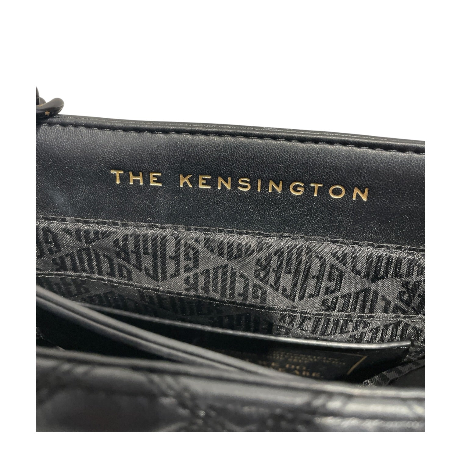 Kurt Geiger/Cross Body Bag/Leather/BLK/Kensington Drench Crossbody view 3