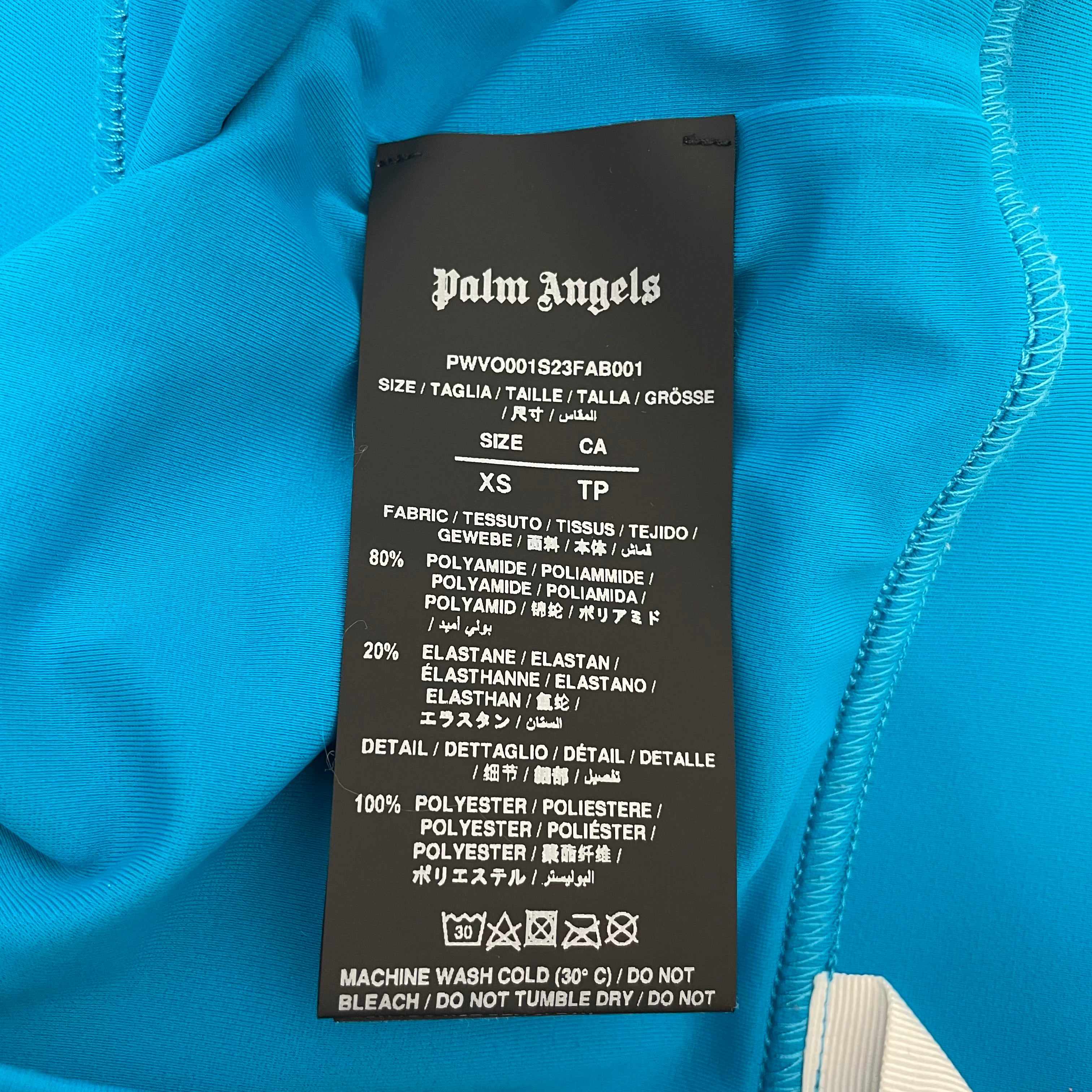 Palm Angels/SS Cut & Sew/S/BLU/ view 4