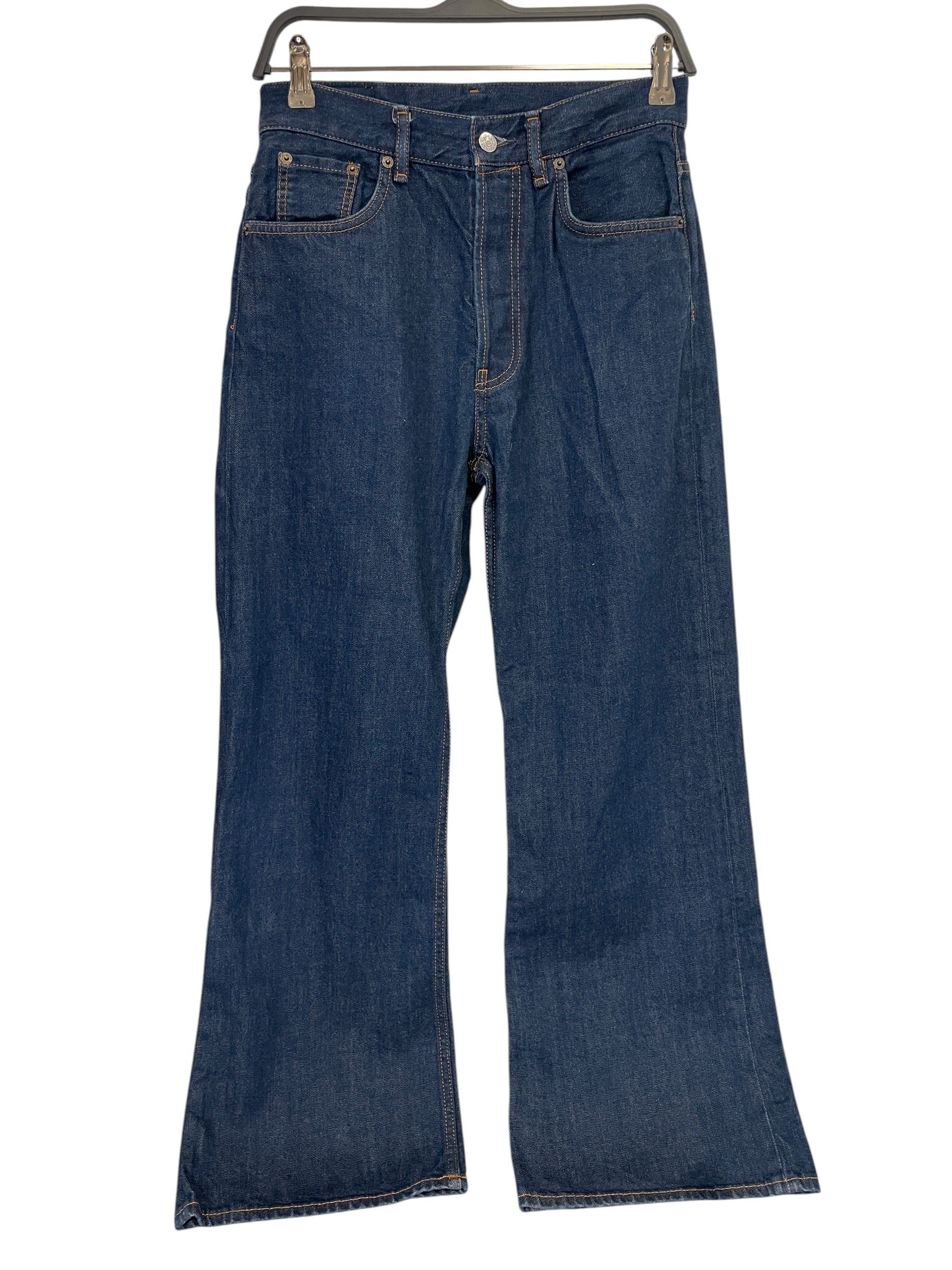Acne Studios/Bootcut Pants/26/Denim/NVY/plain bootcut, slv button view 1