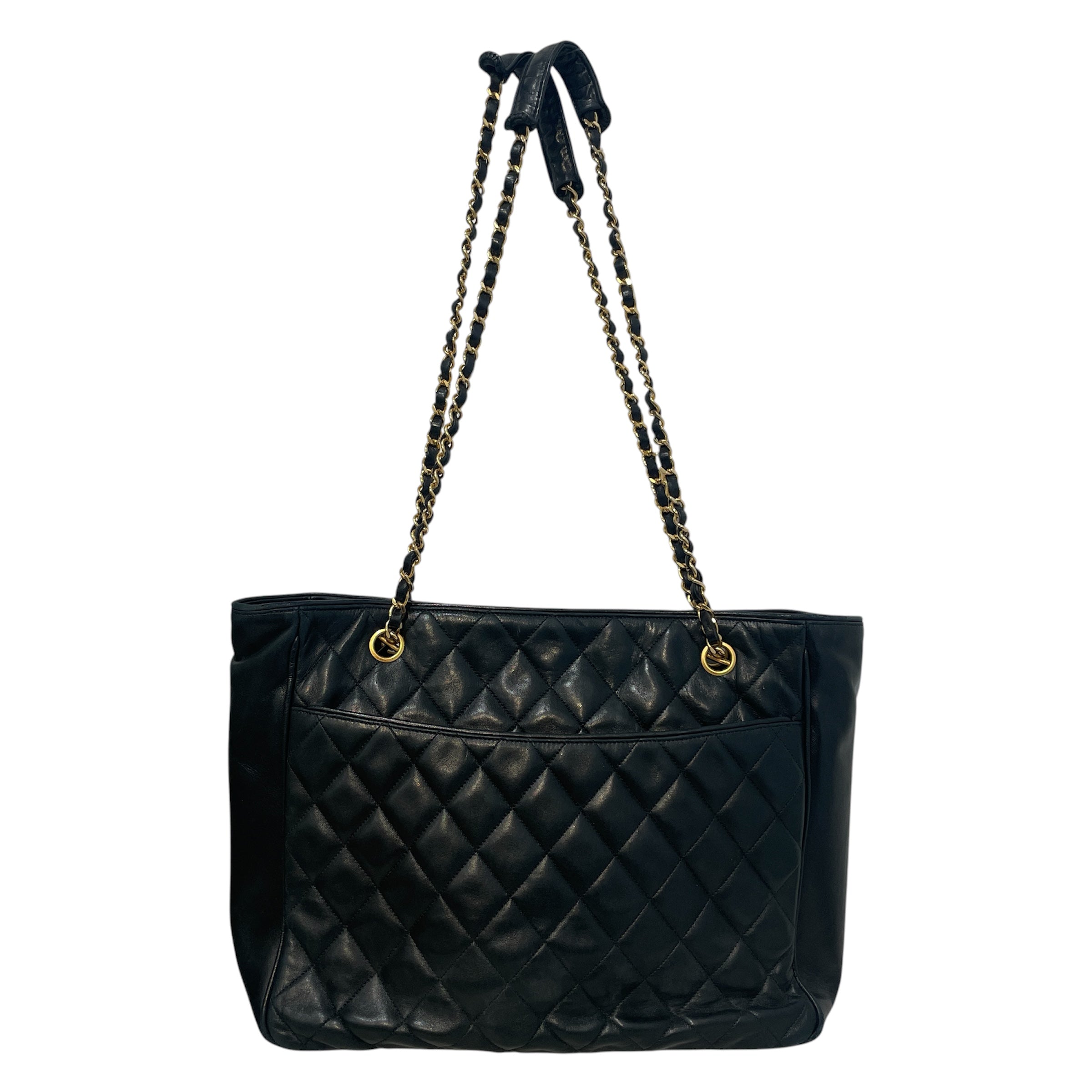 CHANNEL/Bag/Leather/BLK/Lambskin Tote view 2