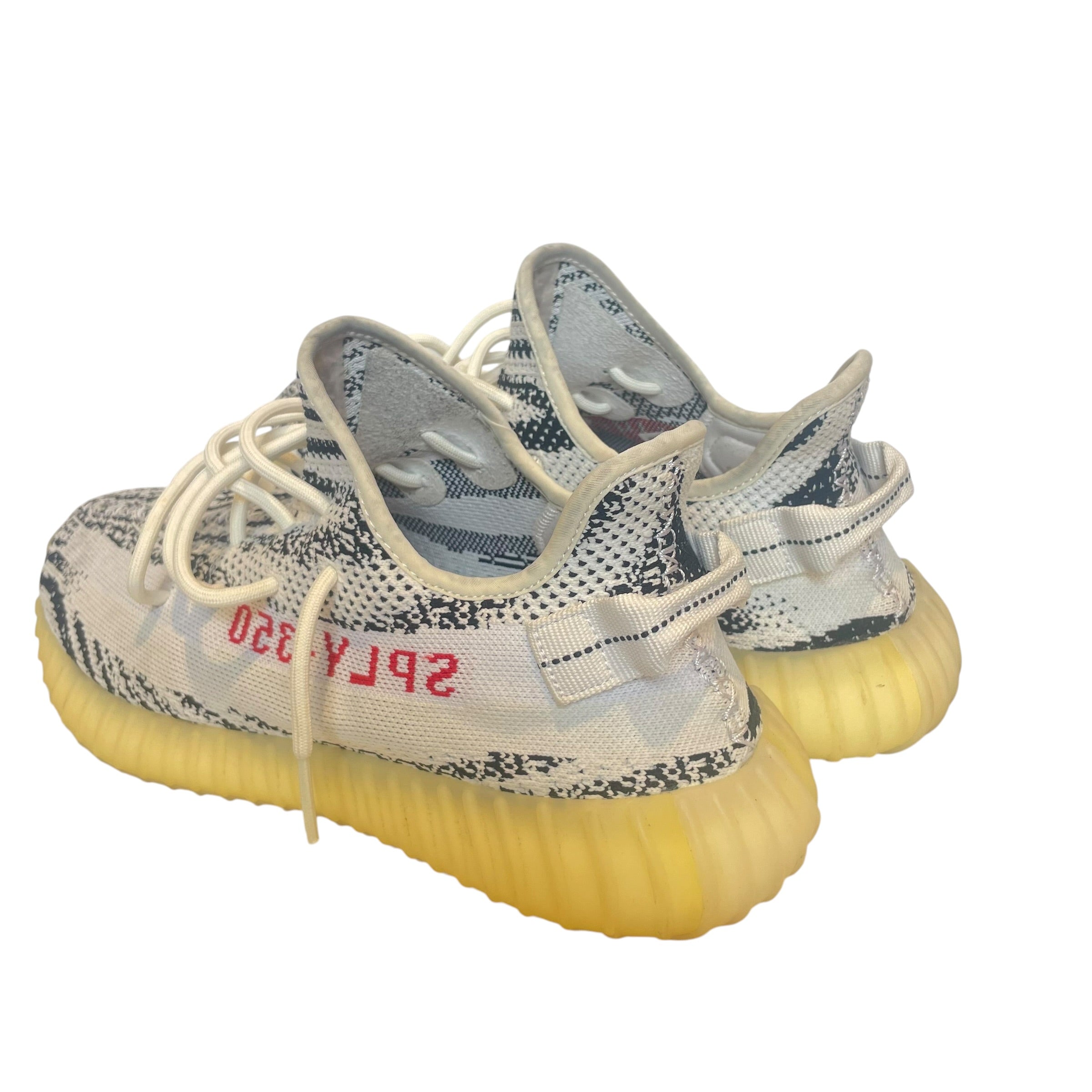 adidas/YEEZY/Low-Sneakers/US 12/Stripe/Cotton/WHT/YEEZY BOOST 350 ZEBRA view 2