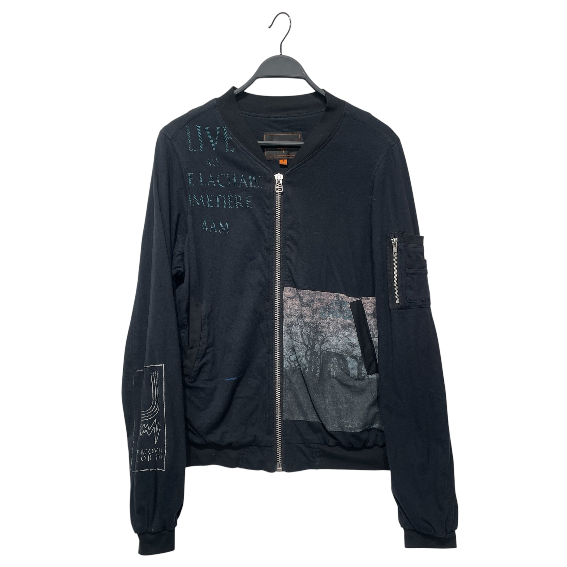 UNDERCOVER/Flight Jkt/1/Cotton/BLK/SS2006 view 1