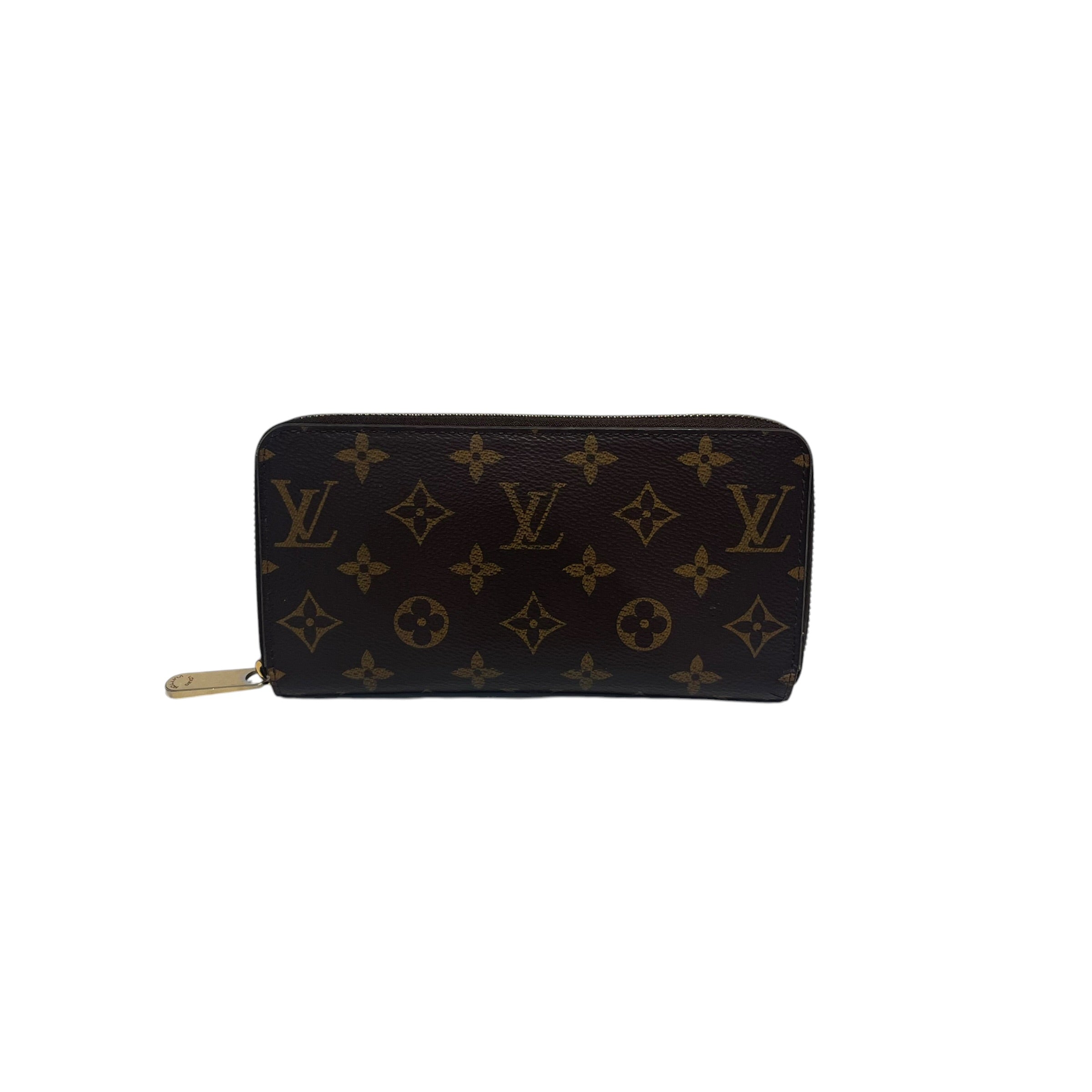 LOUIS VUITTON/Long Wallet/Monogram/Leather/BRW/L's/Zippy Wallet Long view 1