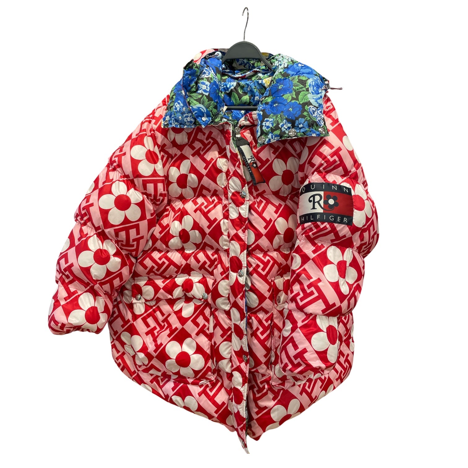 TOMMY HILFIGER/Coat/OS/Nylon/MLT/flower/irreversabe/quinn view 3