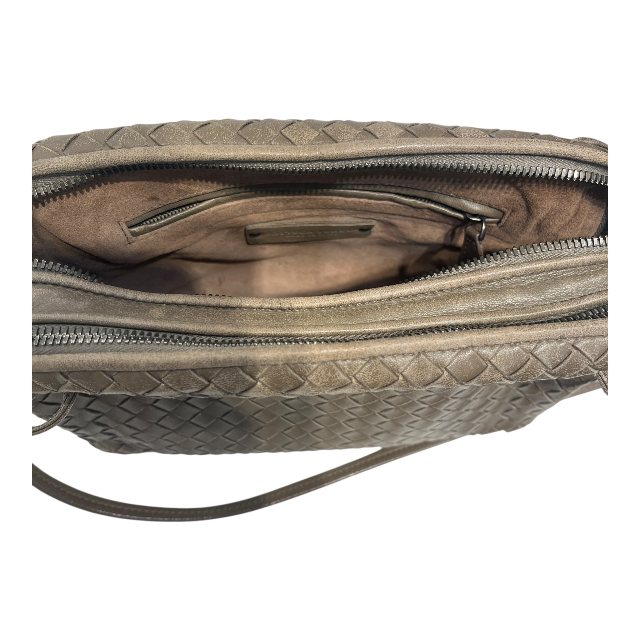 BOTTEGA VENETA/Cross Body Bag/Leather/BRW/NODINI WEAVED LEATHER view 5