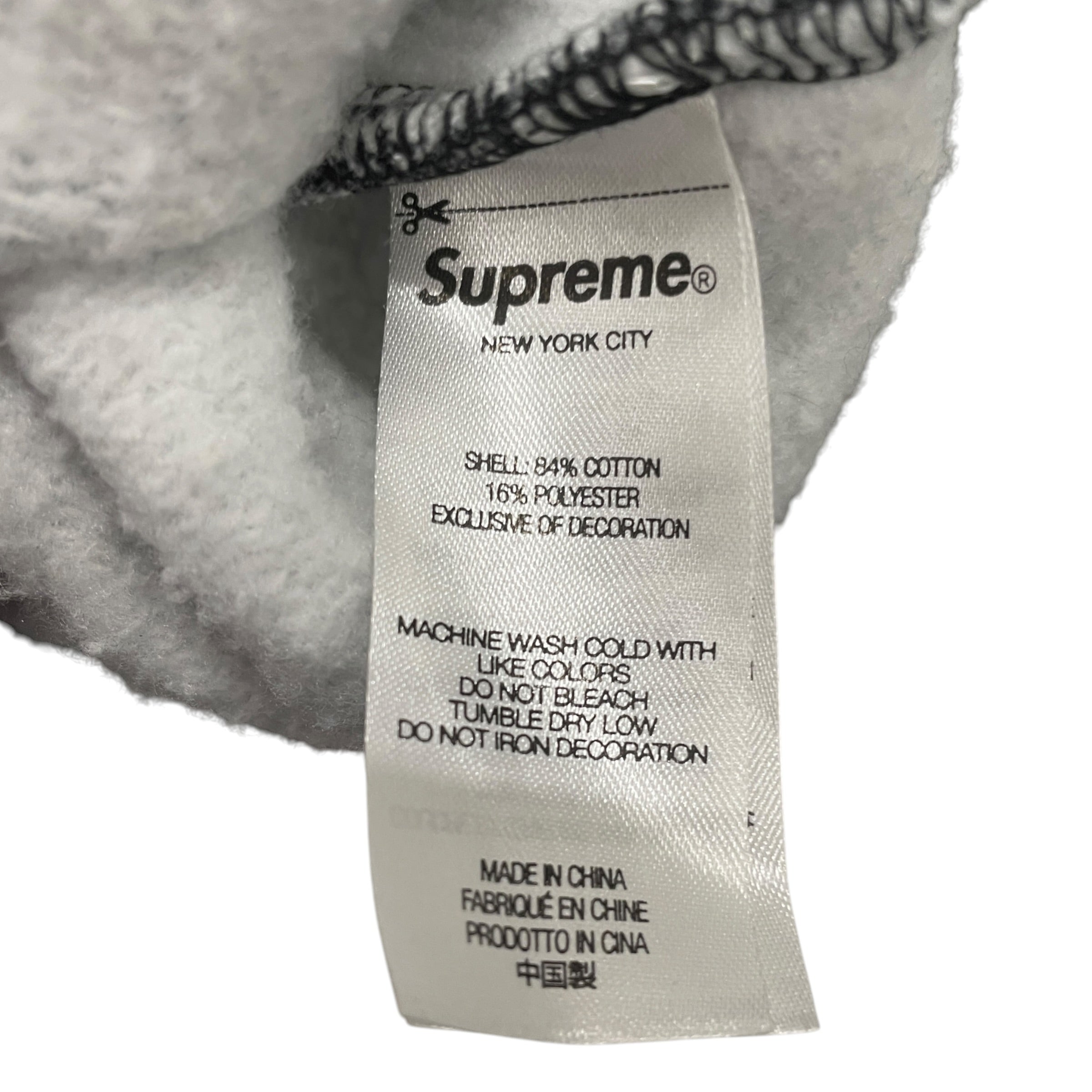 Supreme/Zip Up Hoodie/M/Border/Cotton/BLK/MULTI COLOR SKULLS view 4