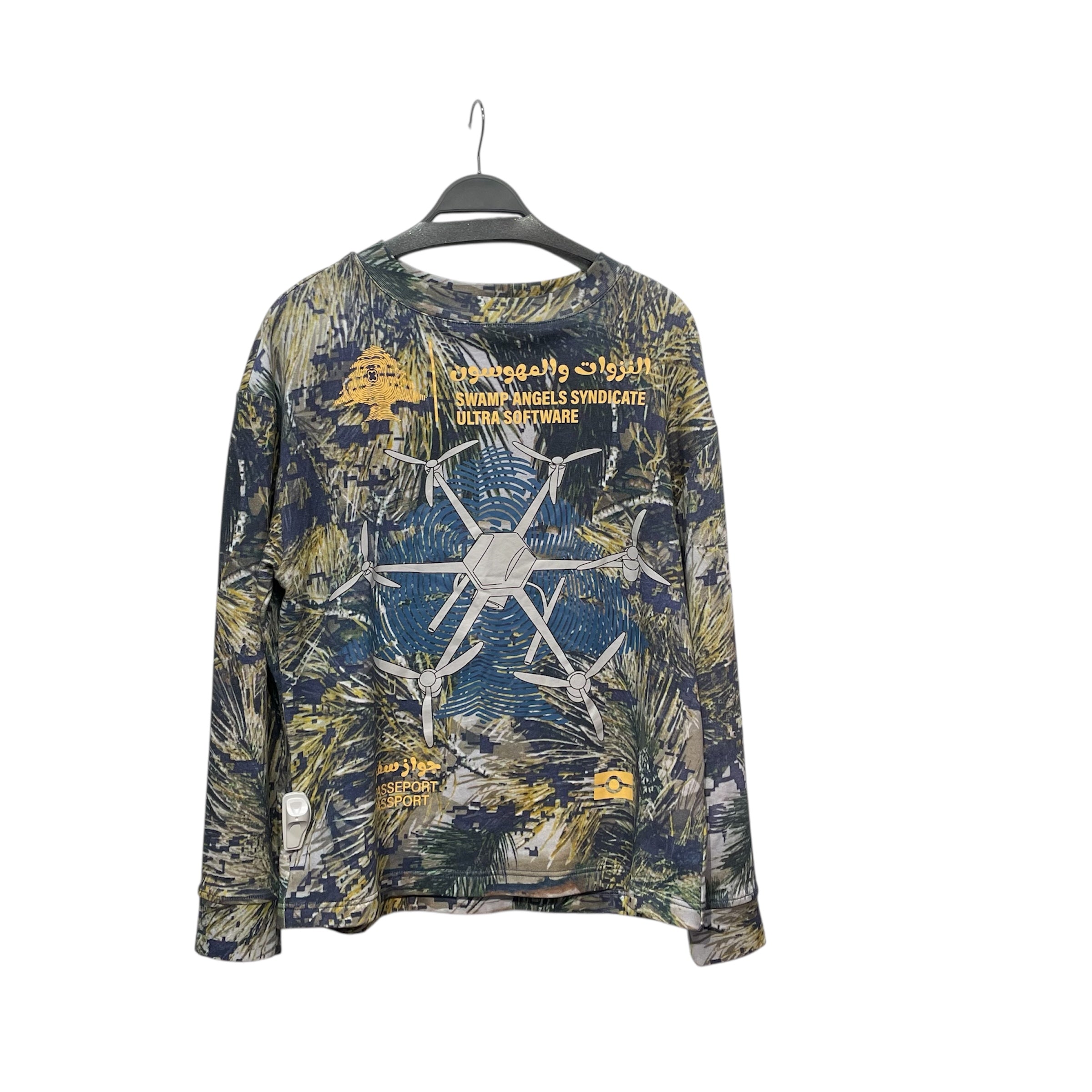 MURD333R.FM/LS T-Shirt/M/Cotton/MLT/All Over Print/SURVEILLANCE DRONES view 1