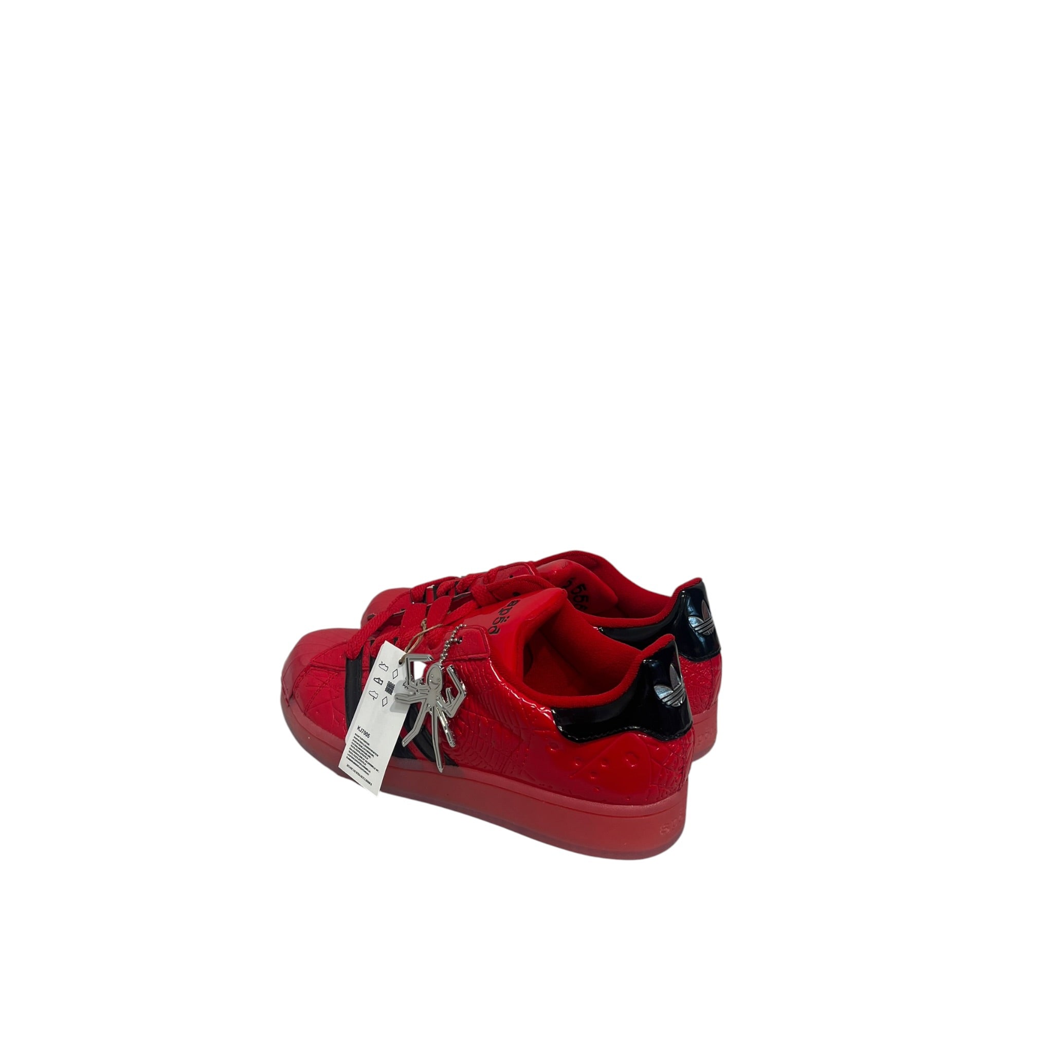 adidas/Sp5der/Low-Sneakers/US 10/Leather/RED/RED SUPERSTAR SP5DER view 2