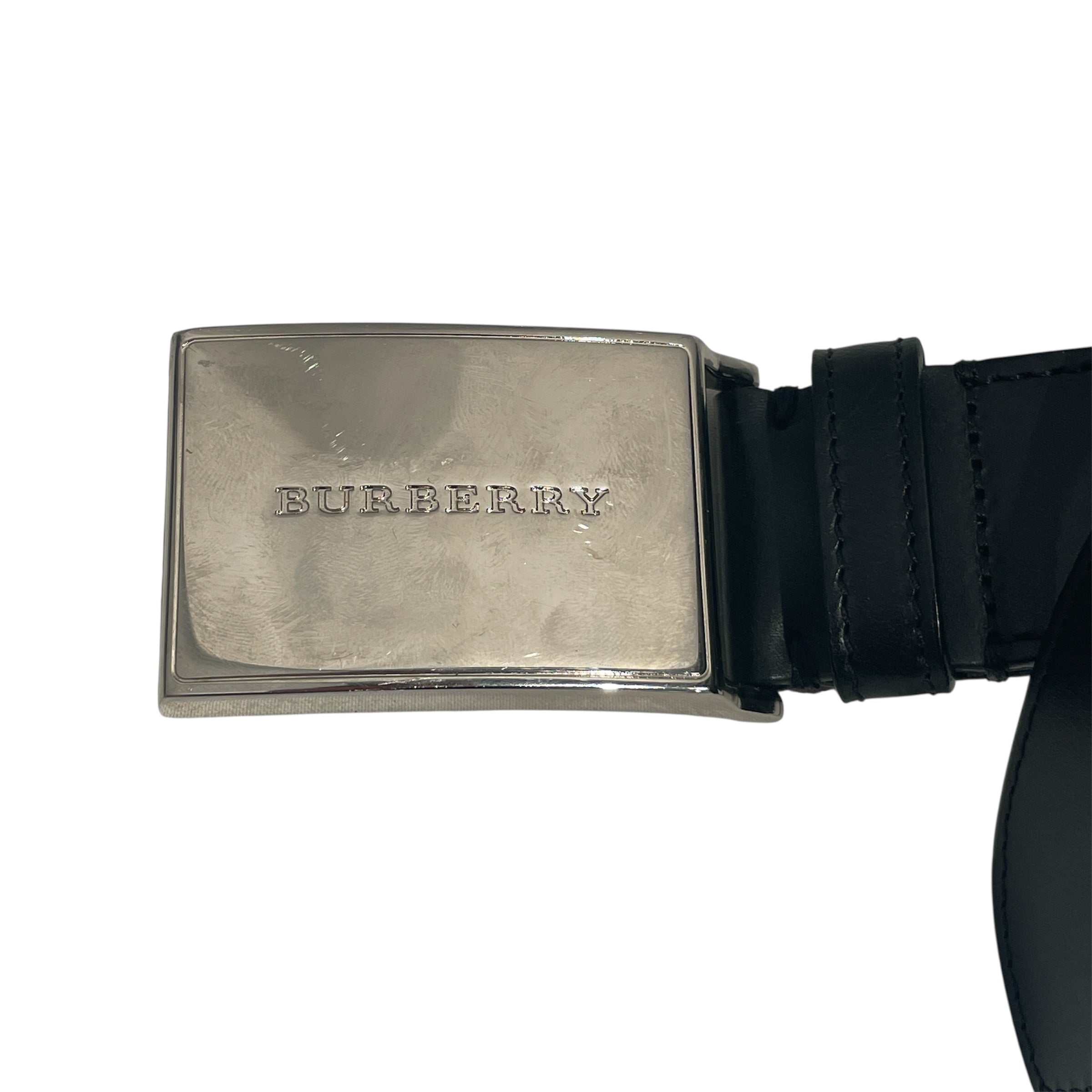 BURBERRY/Belt/Plaid/Leather/BLK/LS TAIL CHARM view 3