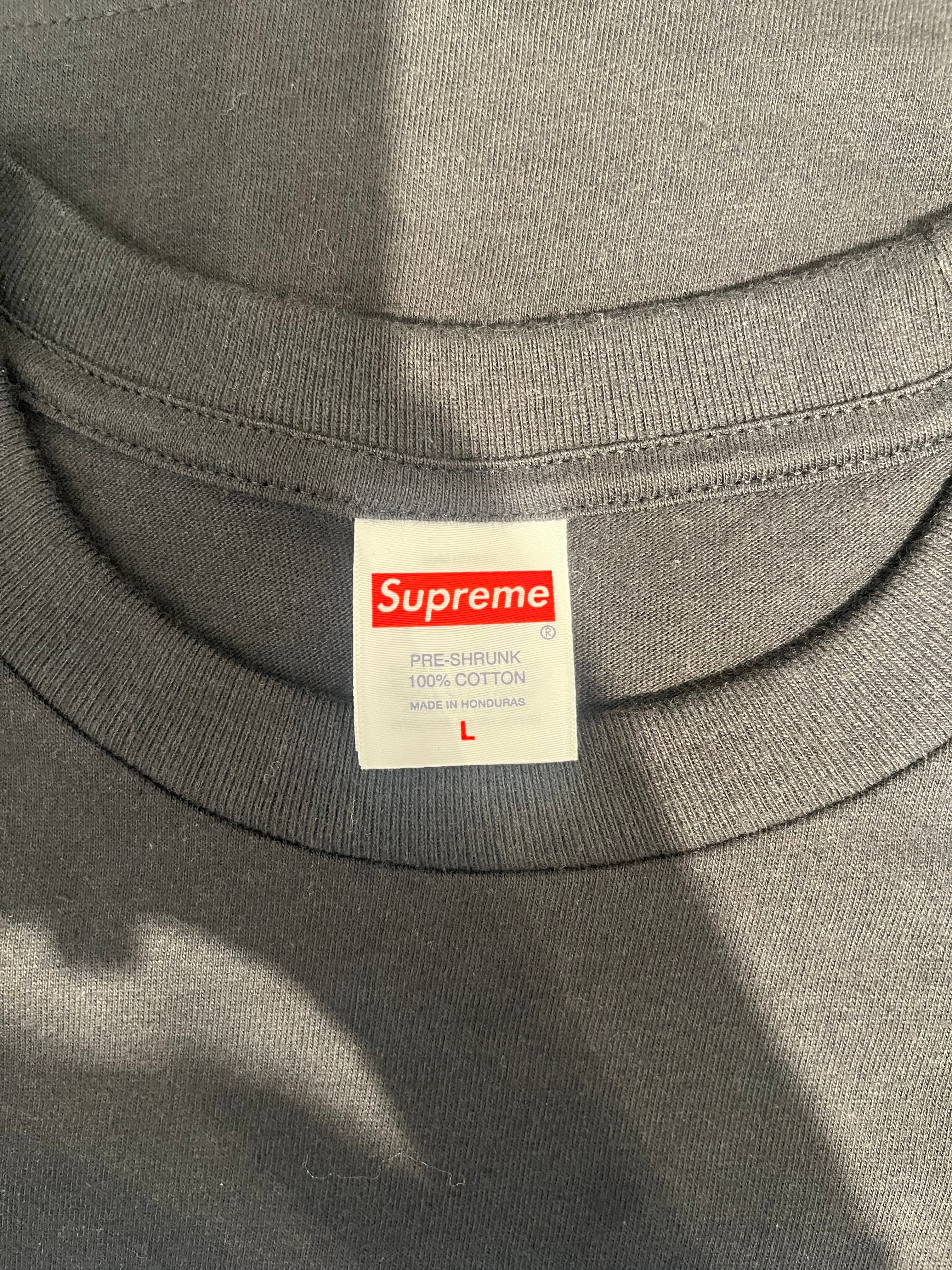 Supreme/T-Shirt/L/Cotton/BLK/SANTA view 3