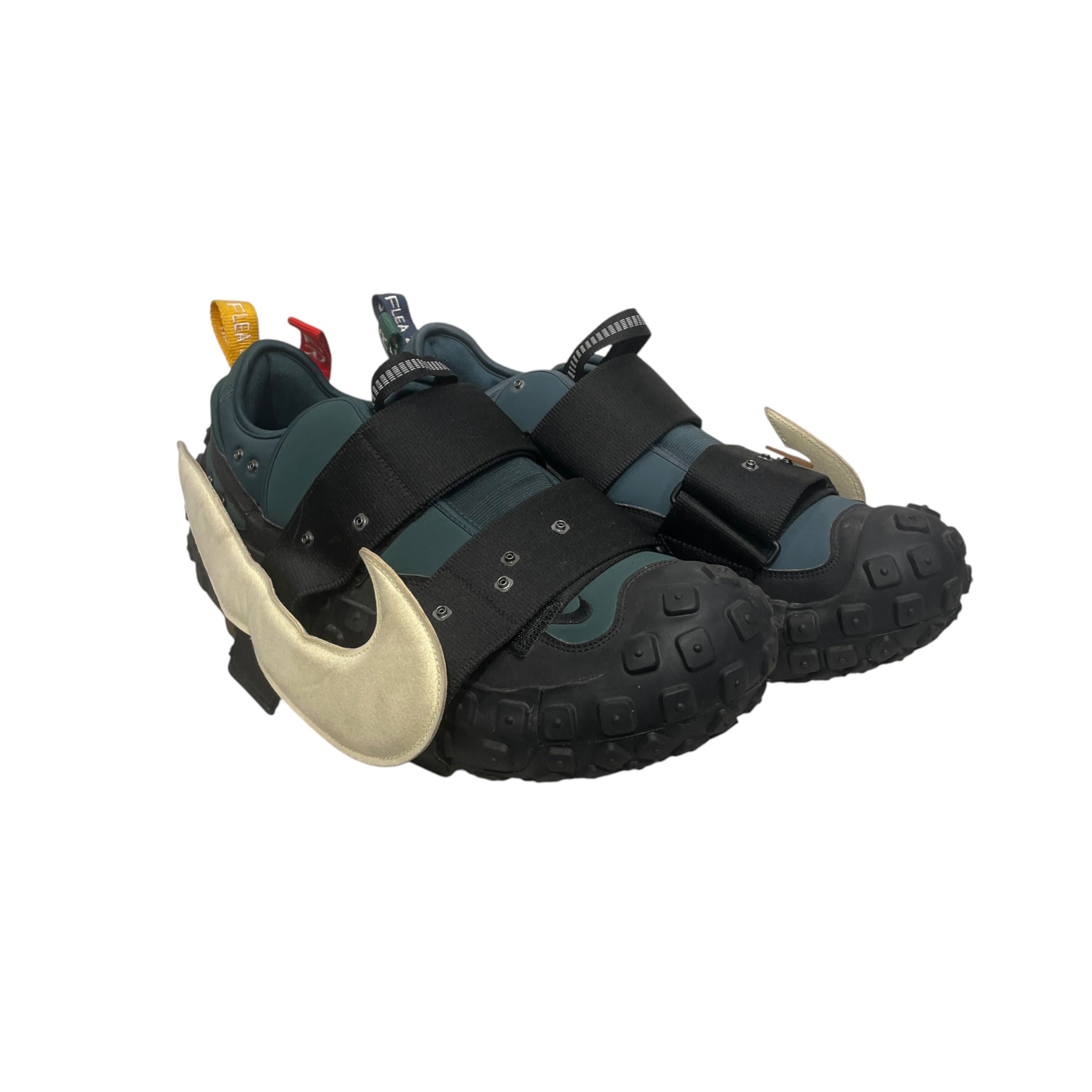 NIKE/Low-Sneakers/US 13.5/Cotton/BLK/AJUSTABLE NIKE PATCH view 1