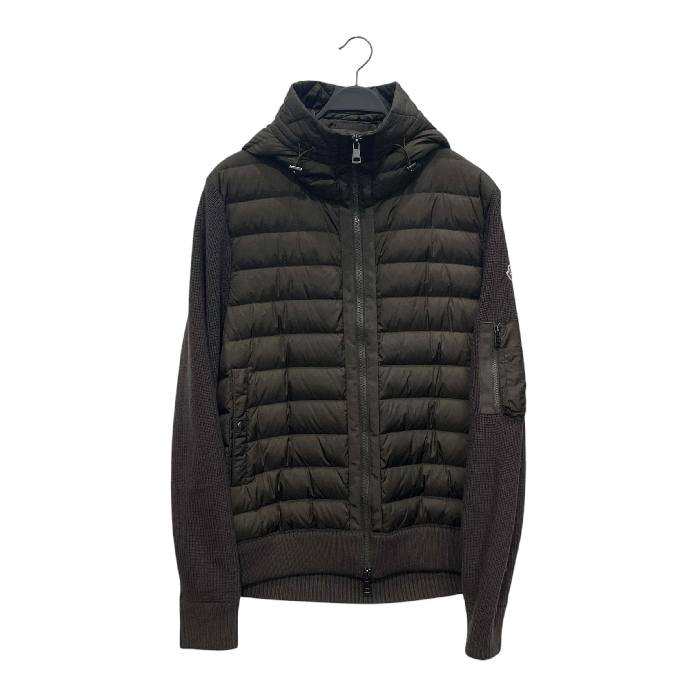 MONCLER/Cardigan/XXL/Nylon/GRN/ZIP UP PUFFER VEST/CARGIGAN view 1
