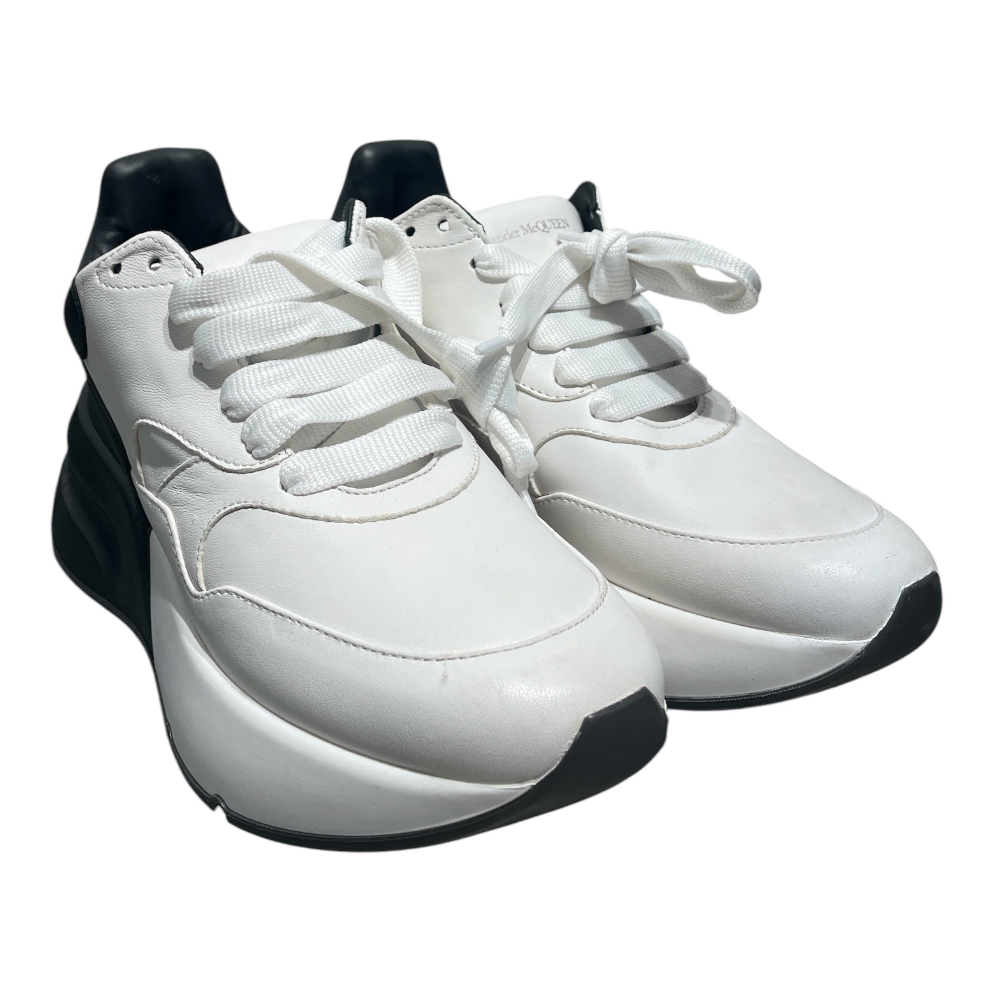 Alexander McQueen/Low-Sneakers/US 5.5/Leather/WHT/Aurelius view 1