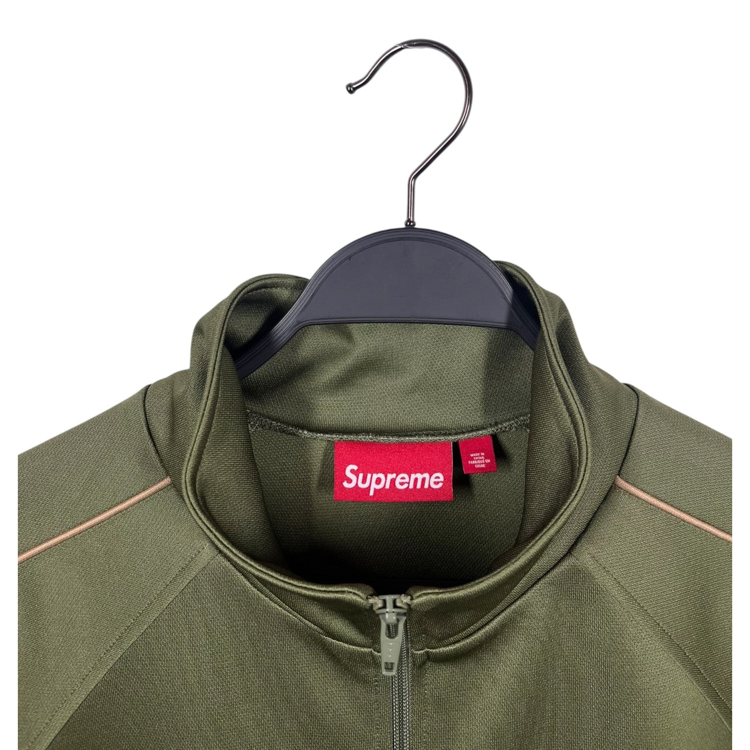 Supreme/Track Jkt/L/Polyester/GRN/Script Logo view 3