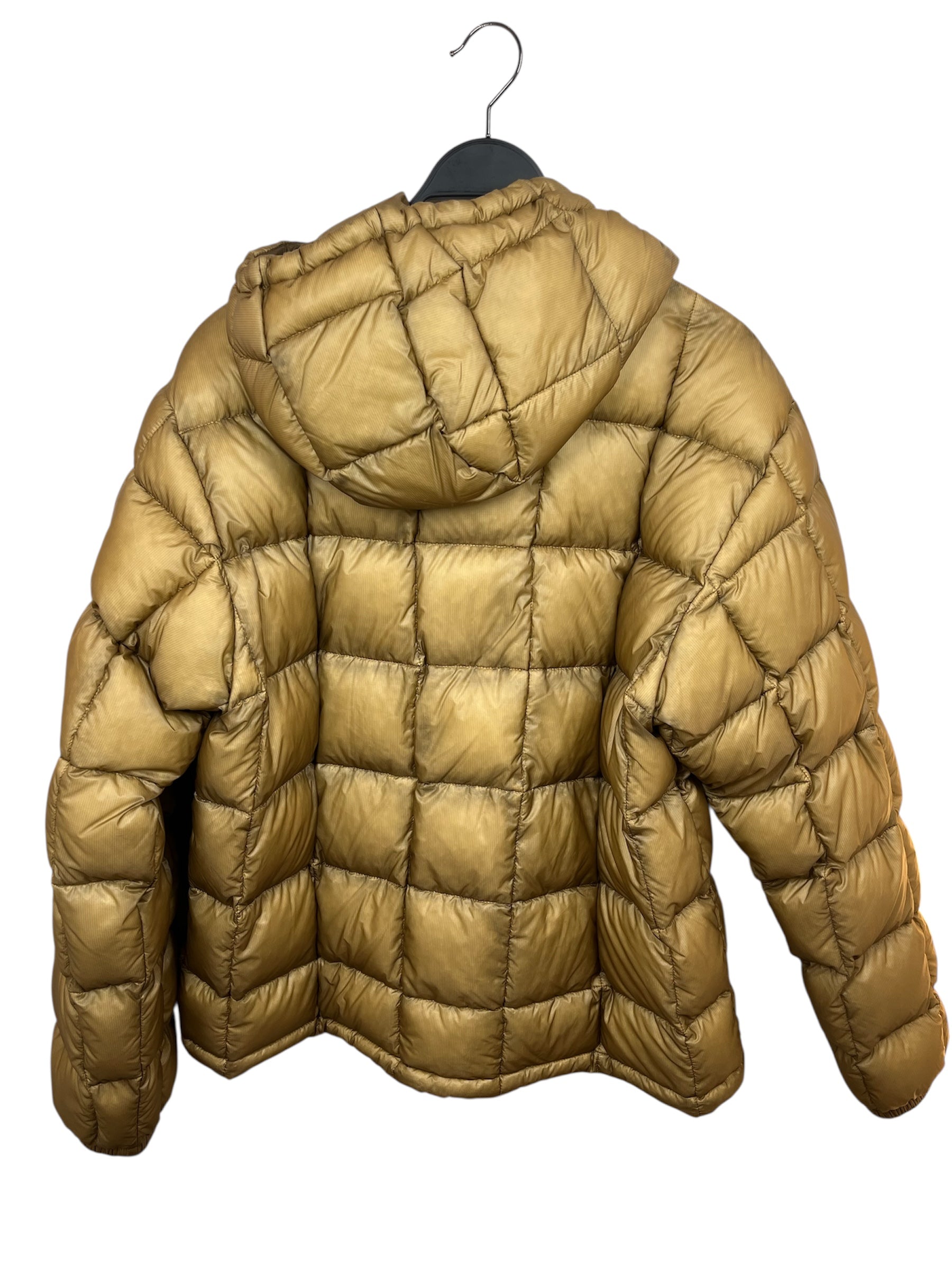 STUSSY/Puffer Jkt/L/Nylon/KHK/MIDWEIGHT HOODED PUFFER view 2