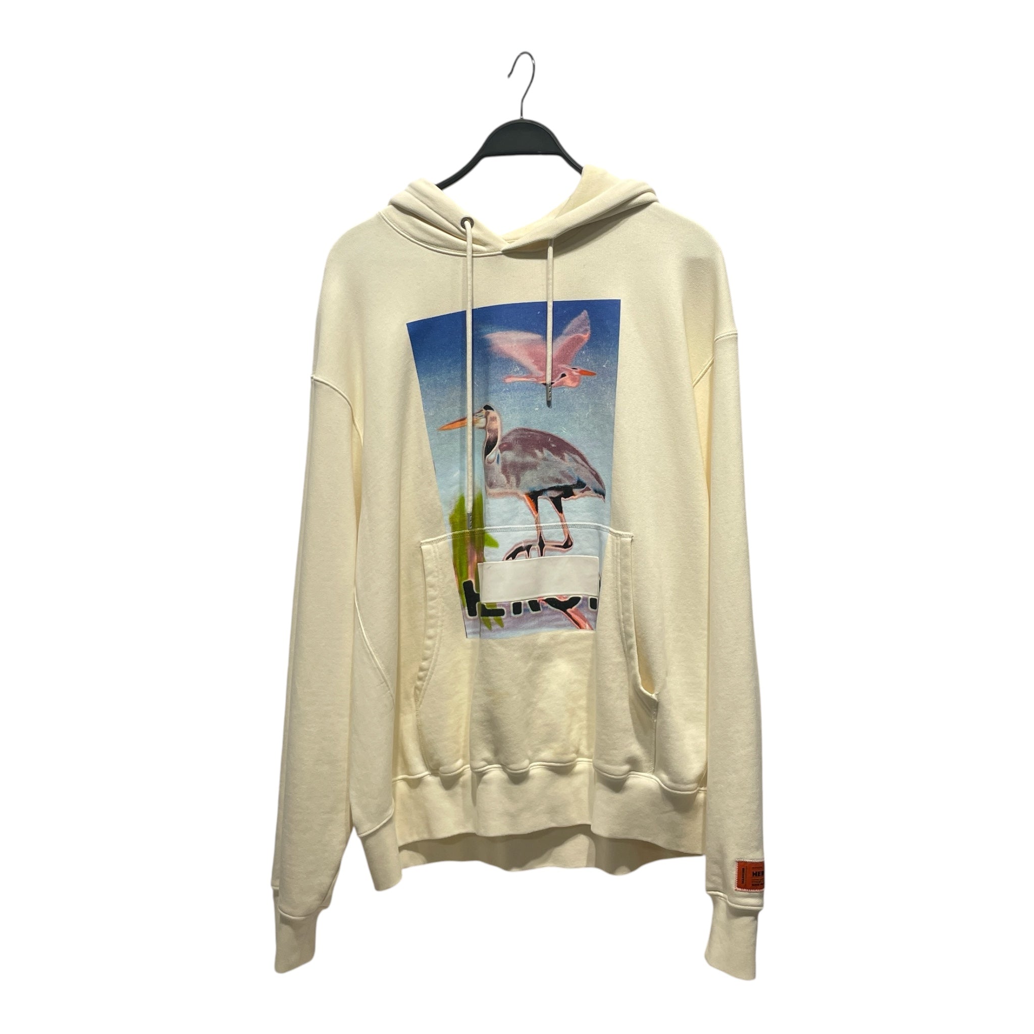 HERON PRESTON/Hoodie/XXL/Cotton/WHT/authentic view 1