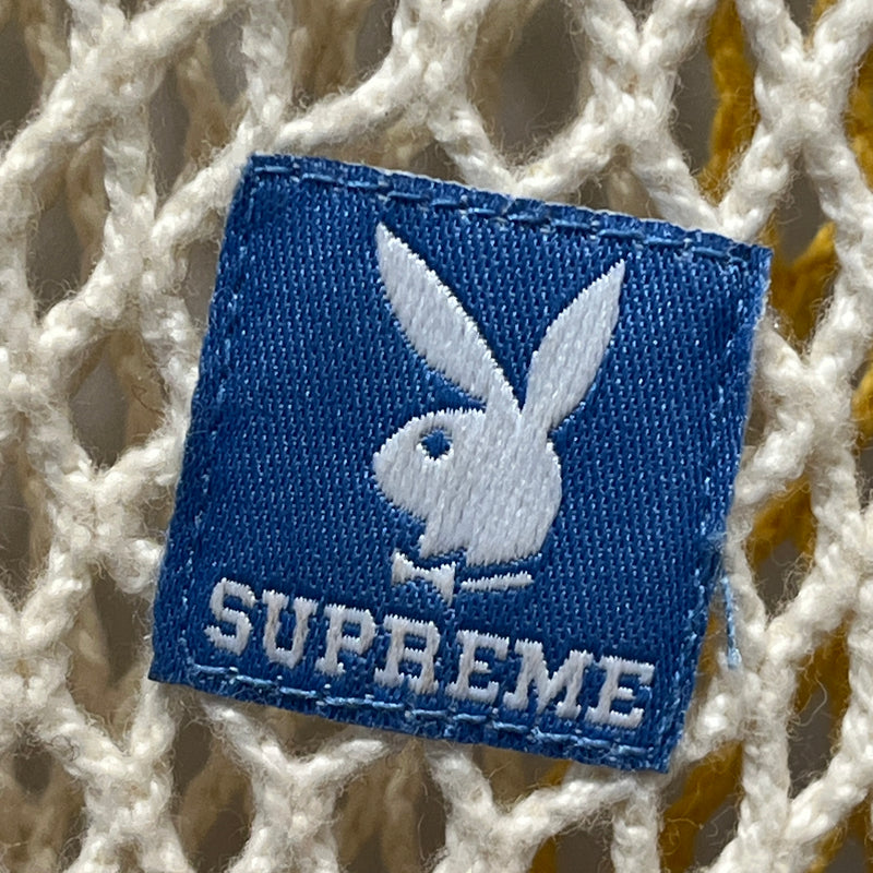 Supreme/PLAYBOY/T-Shirt/XL/Cotton/BEG/STRING TOP LIGHT BLU