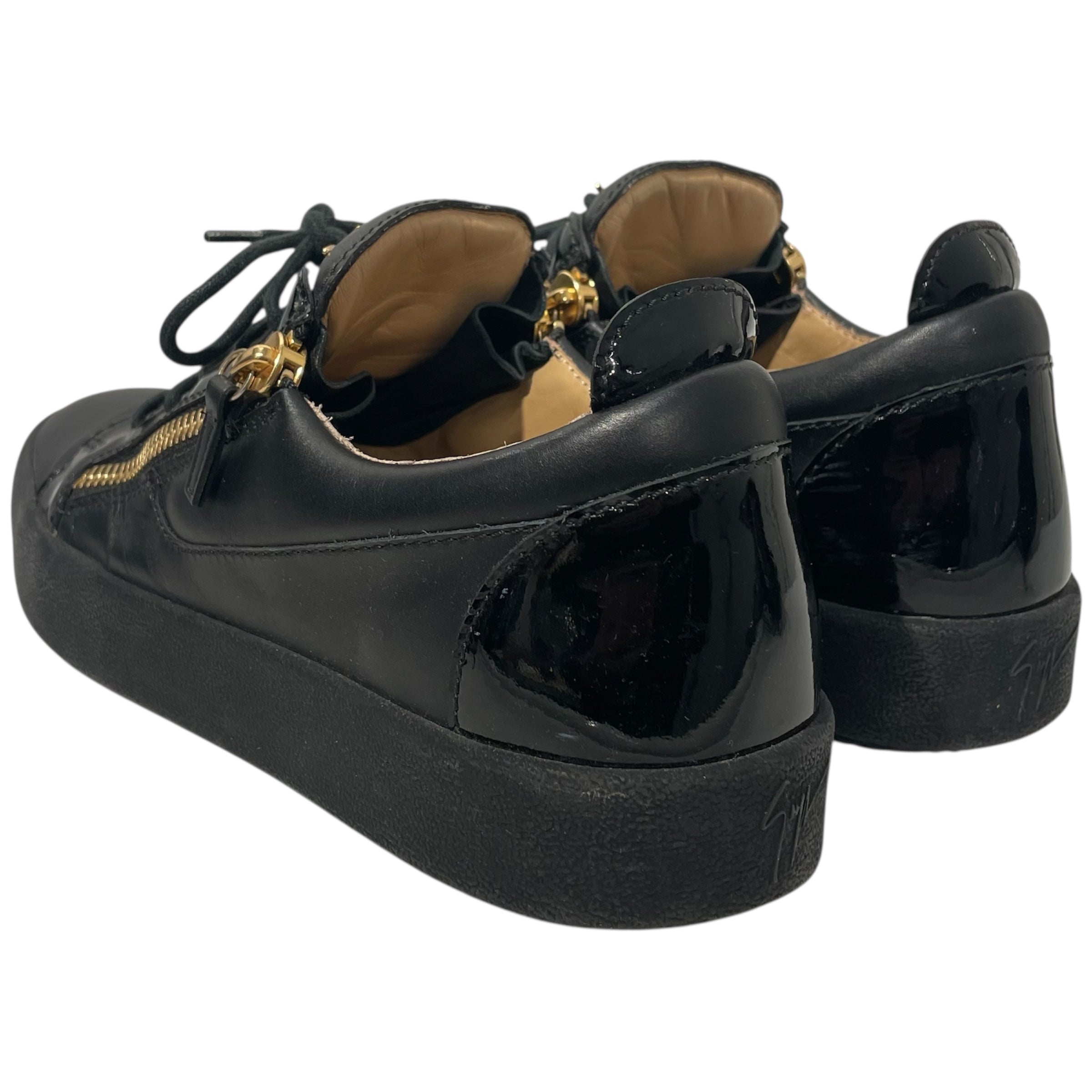 Giuseppe Zanotti/Low-Sneakers/EU 44/Leather/BLK/ view 2