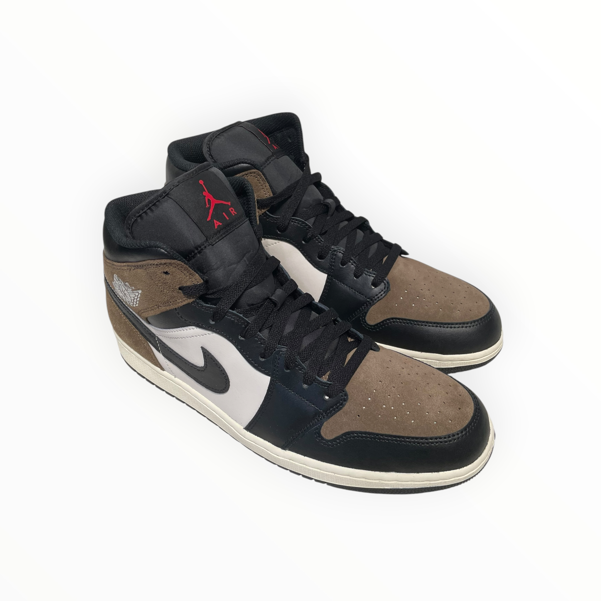 NIKE/AIR JORDAN 1 MID/Hi-Sneakers/US 14/Leather/BRW/DQ8426-007 view 1