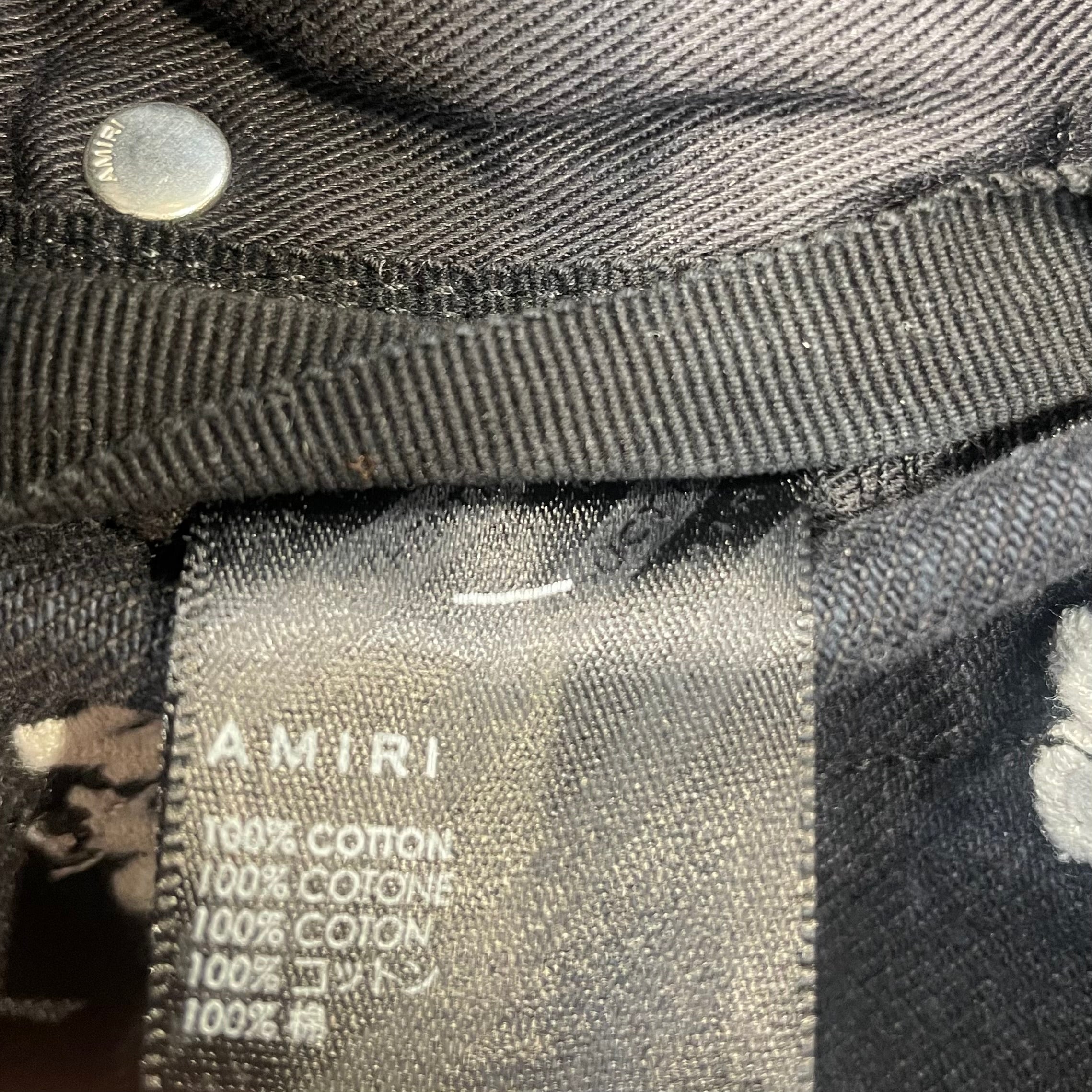 AMIRI/Pants/38/Cotton/BLK/Paisley/EMBROIDERED view 4