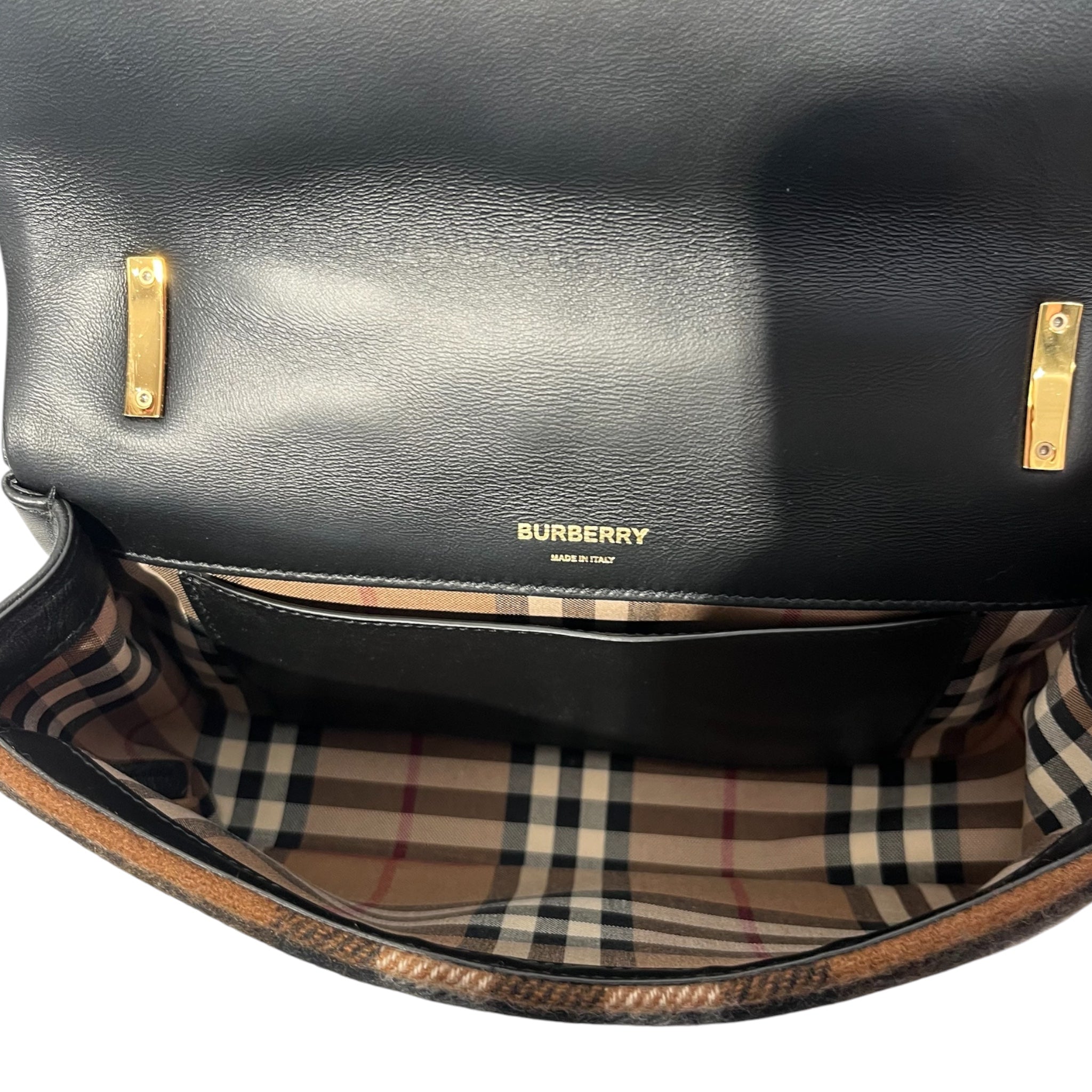 BURBERRY/Cross Body Bag/Plaid/Leather/BRW/ view 4