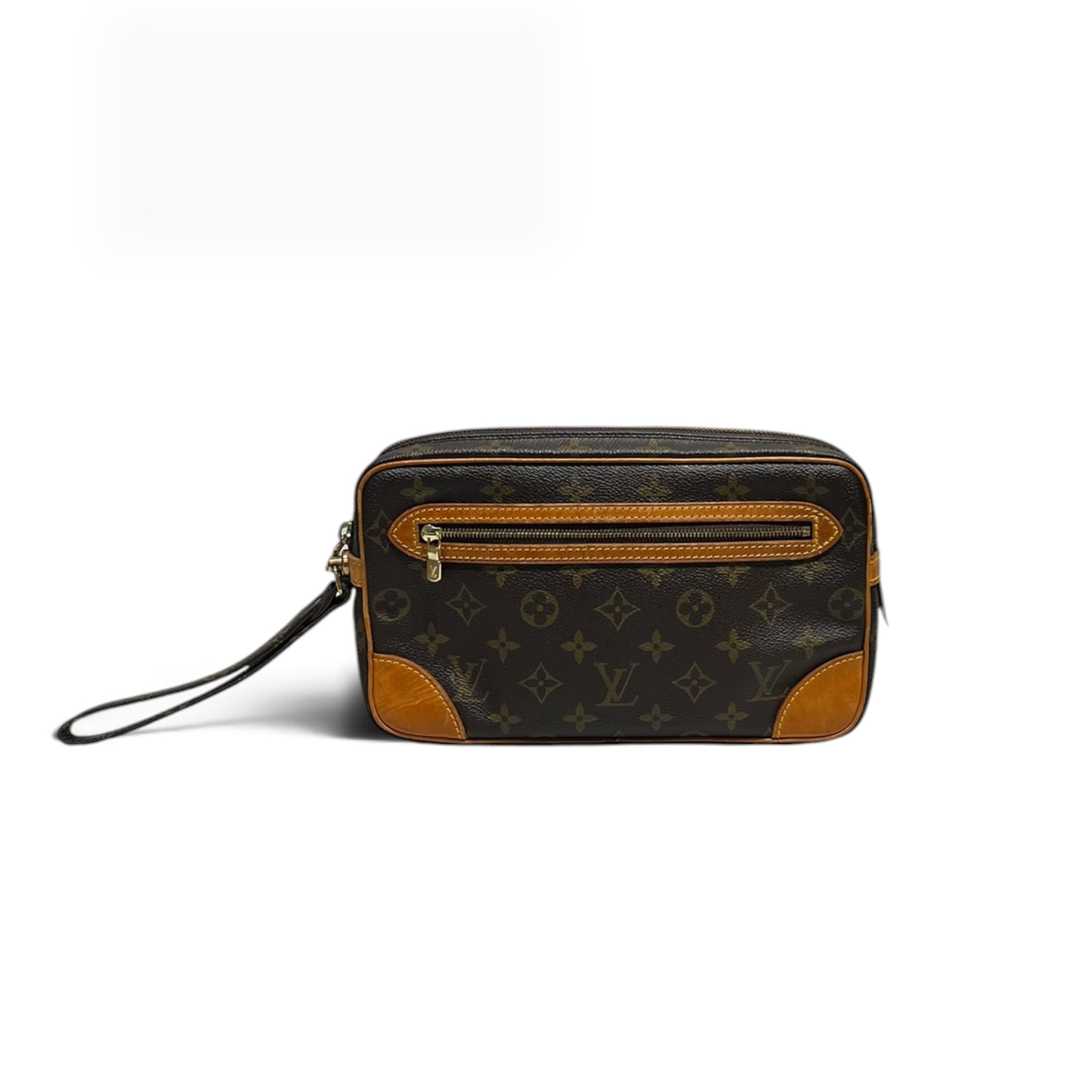 LOUIS VUITTON/Clutch Bag/Monogram/Leather/BRW/MARLY DRAGON GM view 1