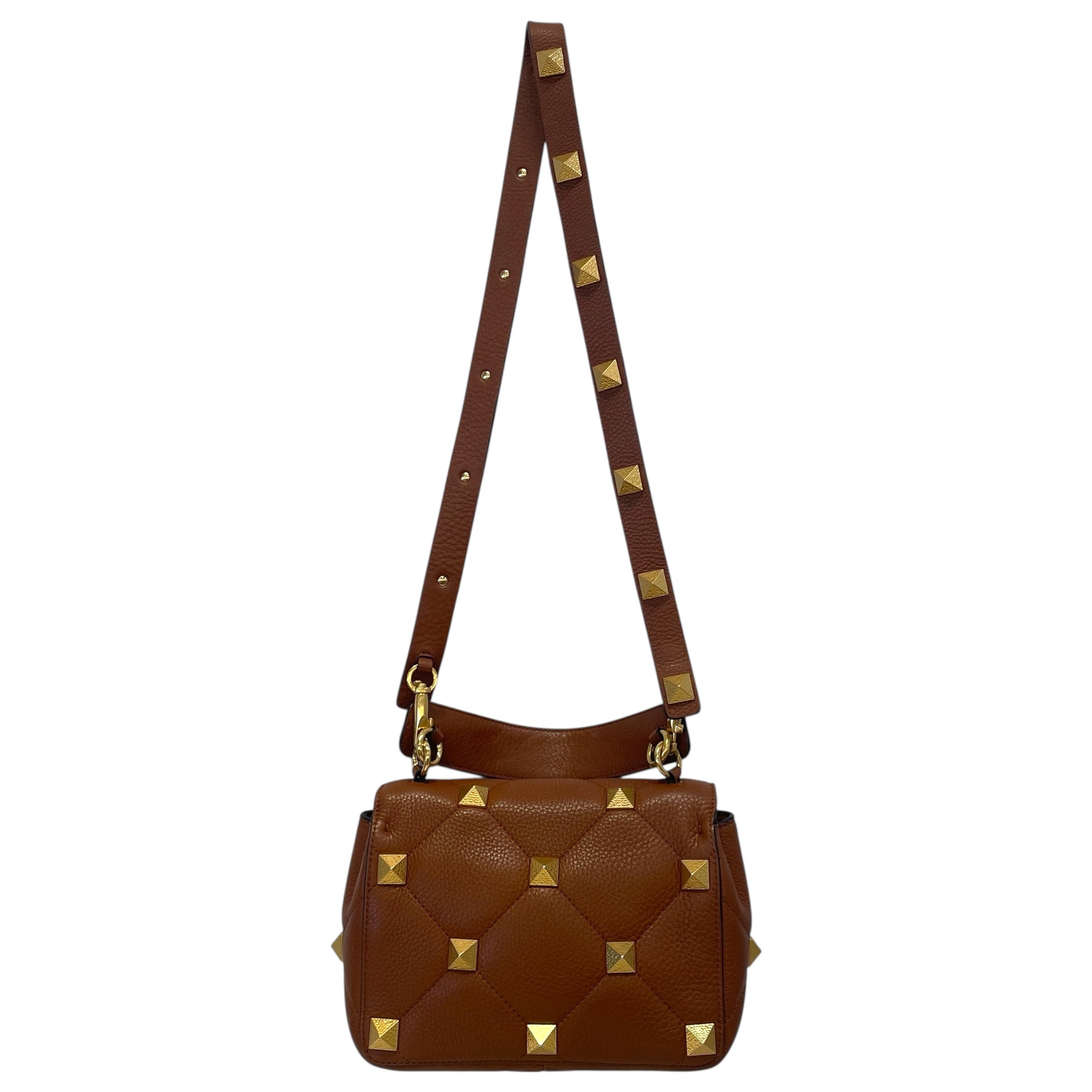 VALENTINO/Cross Body Bag/M/Leather/BRW/Grained CalfSkin view 2