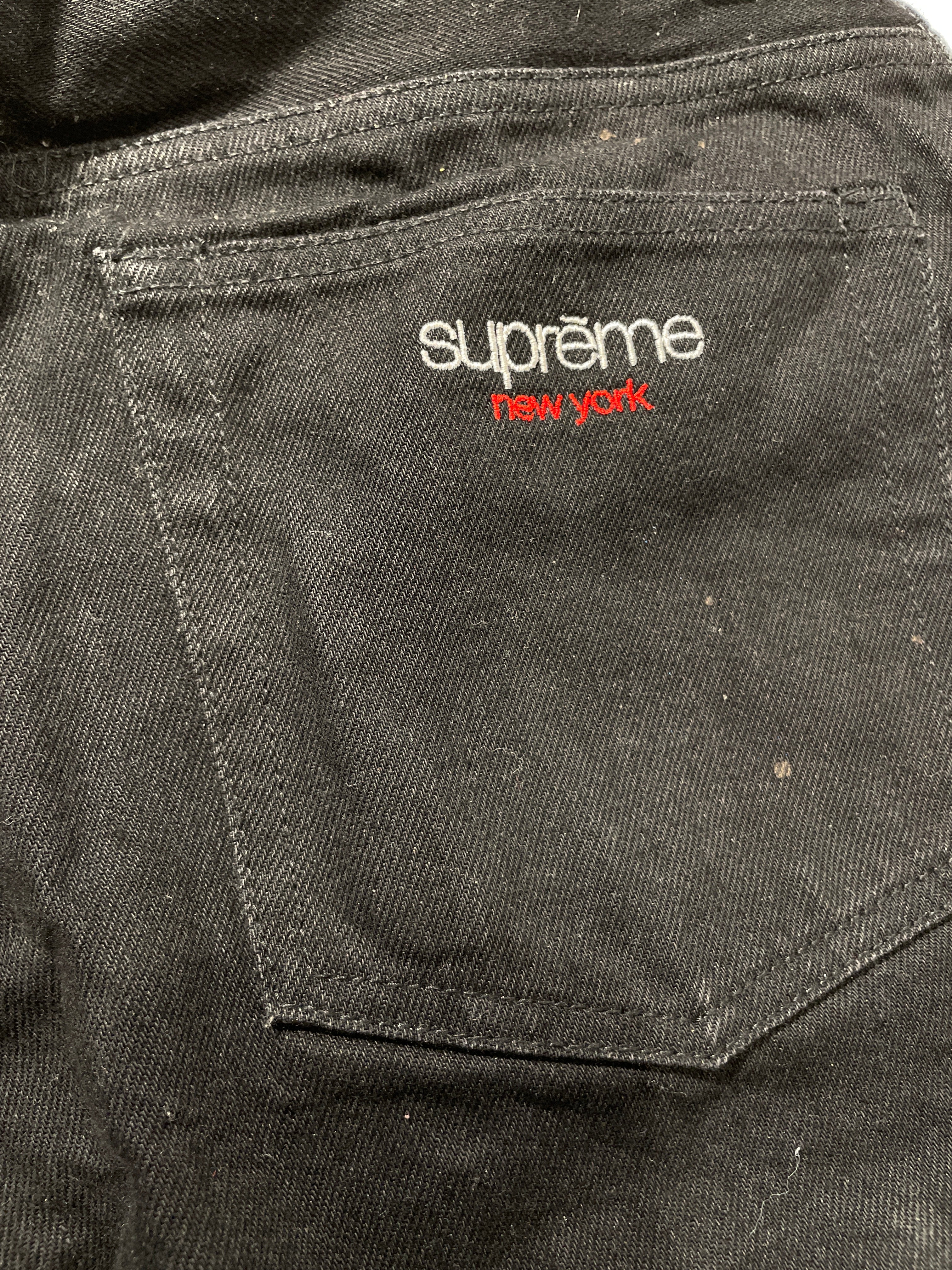 Supreme/Shorts/30/Denim/BLK/Supreme Denim Baggy Shorts 30 view 3
