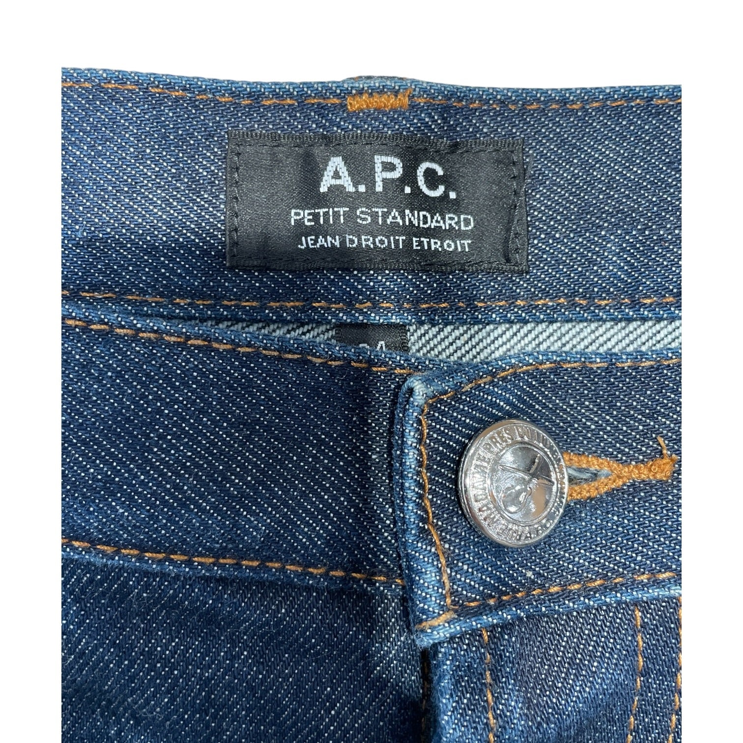A.P.C./Straight Pants/34/Denim/NVY/Navy Straight Jeans Size 34 view 3