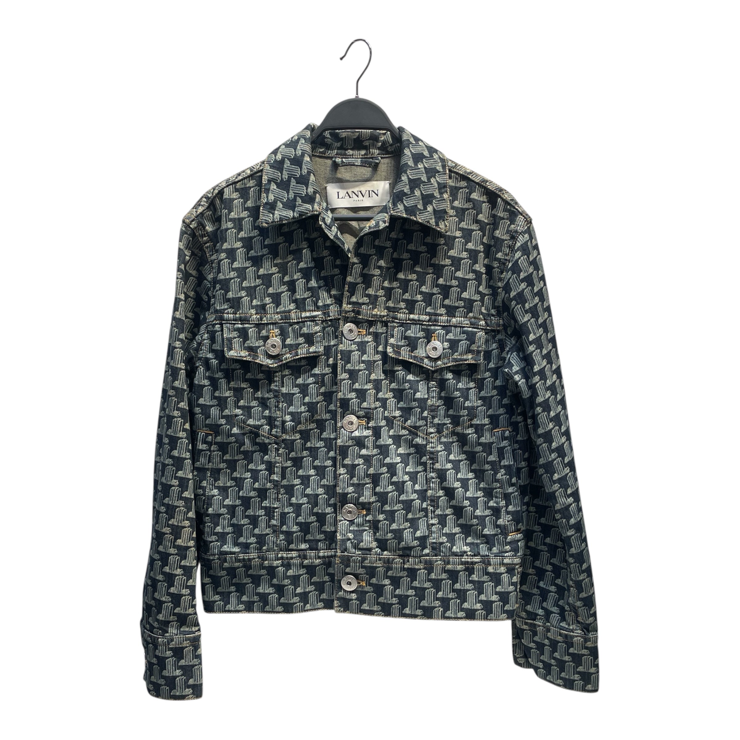 LANVIN/Denim Jkt/M/Denim/BLU/Monogram/ view 1