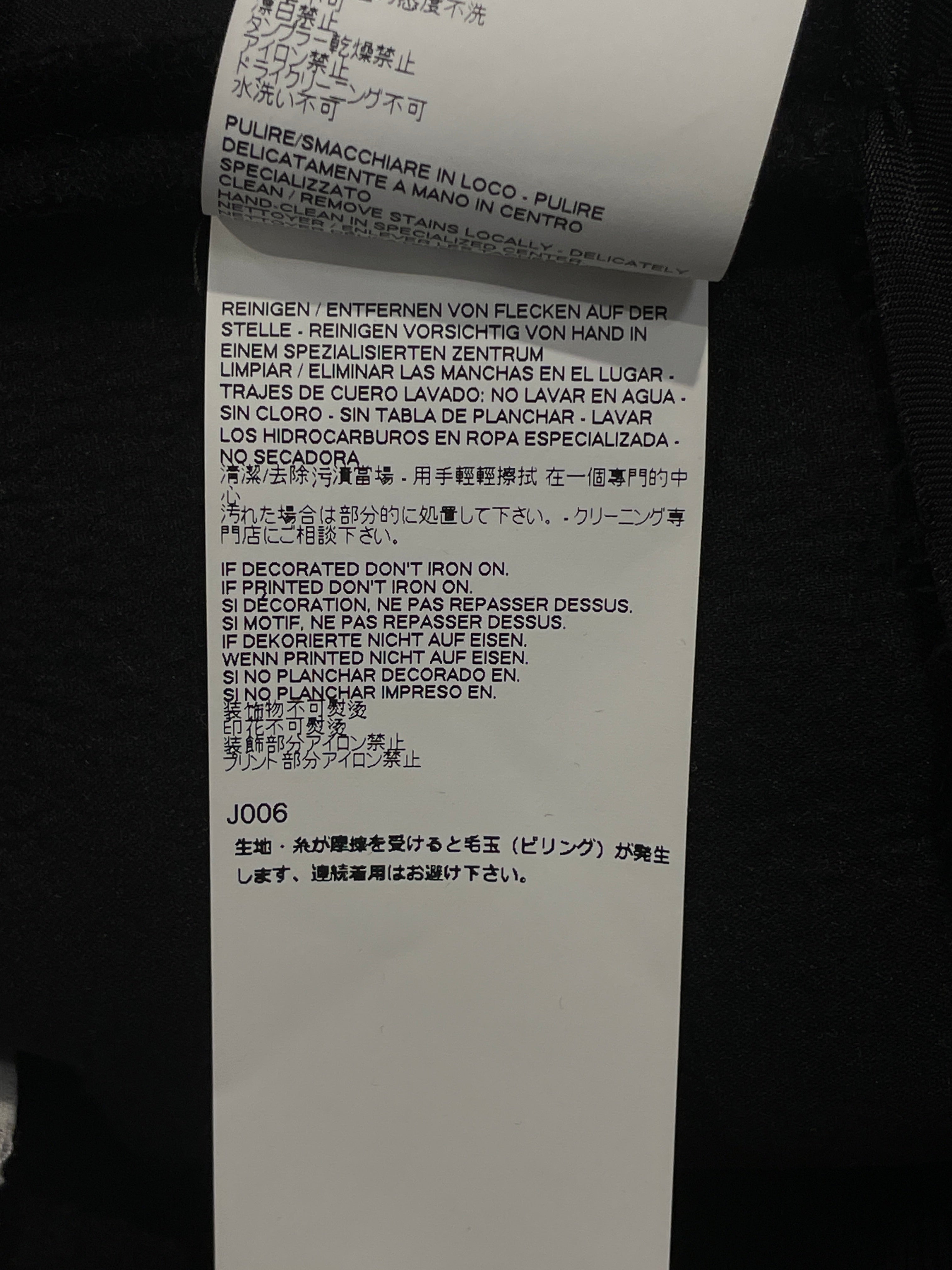 Maison Margiela/Baseball Jkt/40/Wool/BLK/VARSITY/#56/ OPEN ON BACK & FR view 5