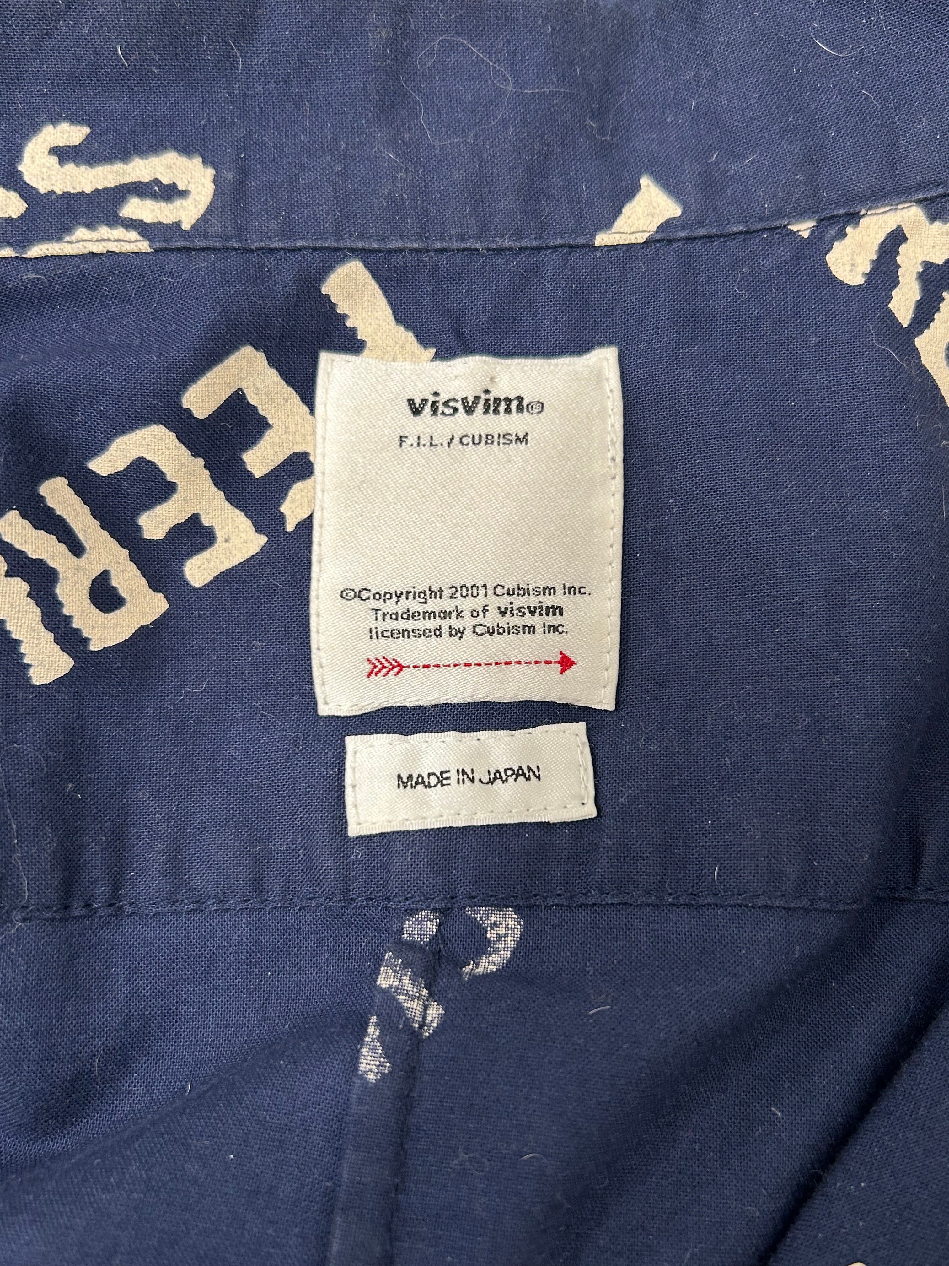 visvim/Shirt/5/Cotton/BLU/Monogram/ view 3