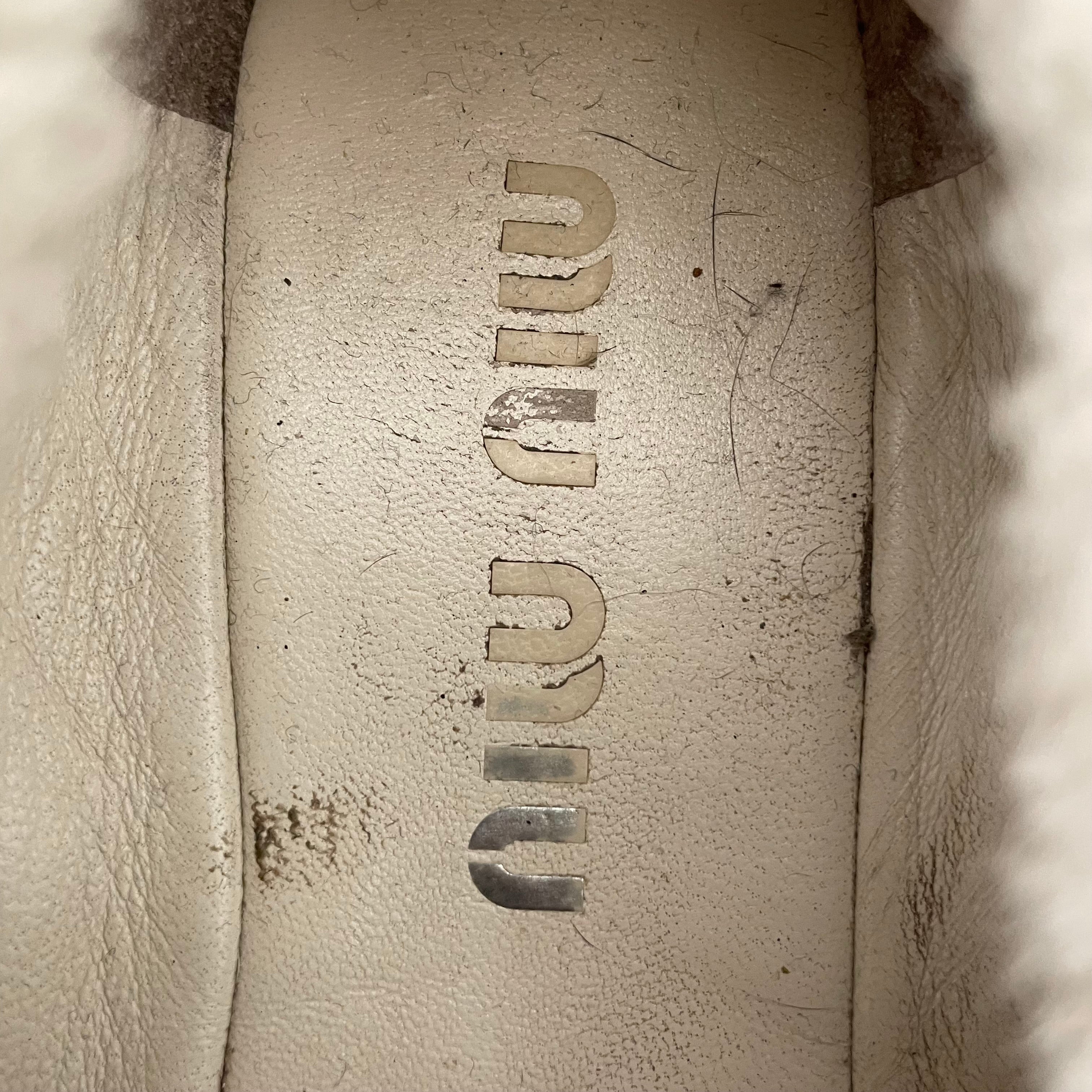 MIU MIU/Flat Shoes/EU 39.5/CRM/shearling view 8