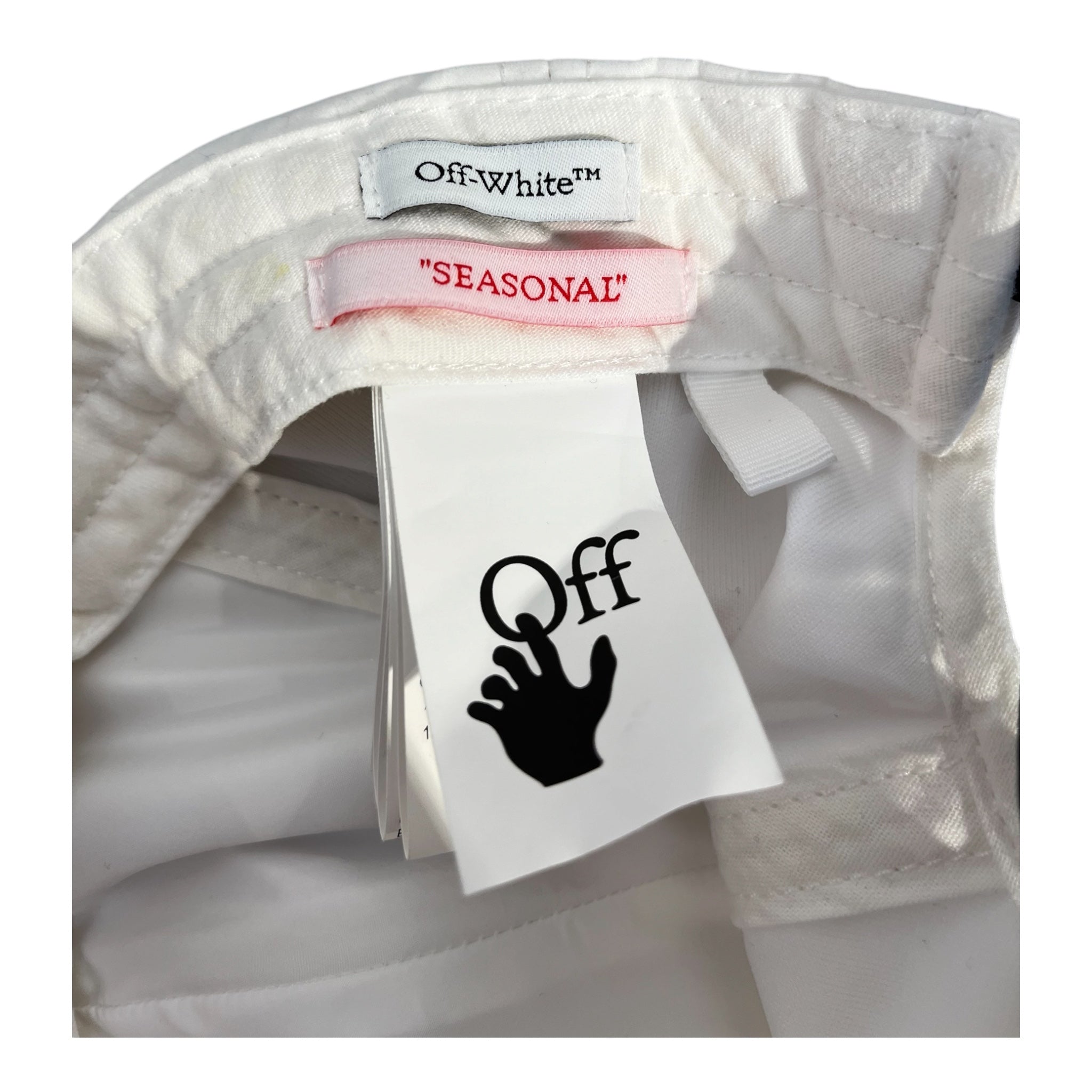 OFF-WHITE/Cap/Cotton/WHT/M's/ view 3