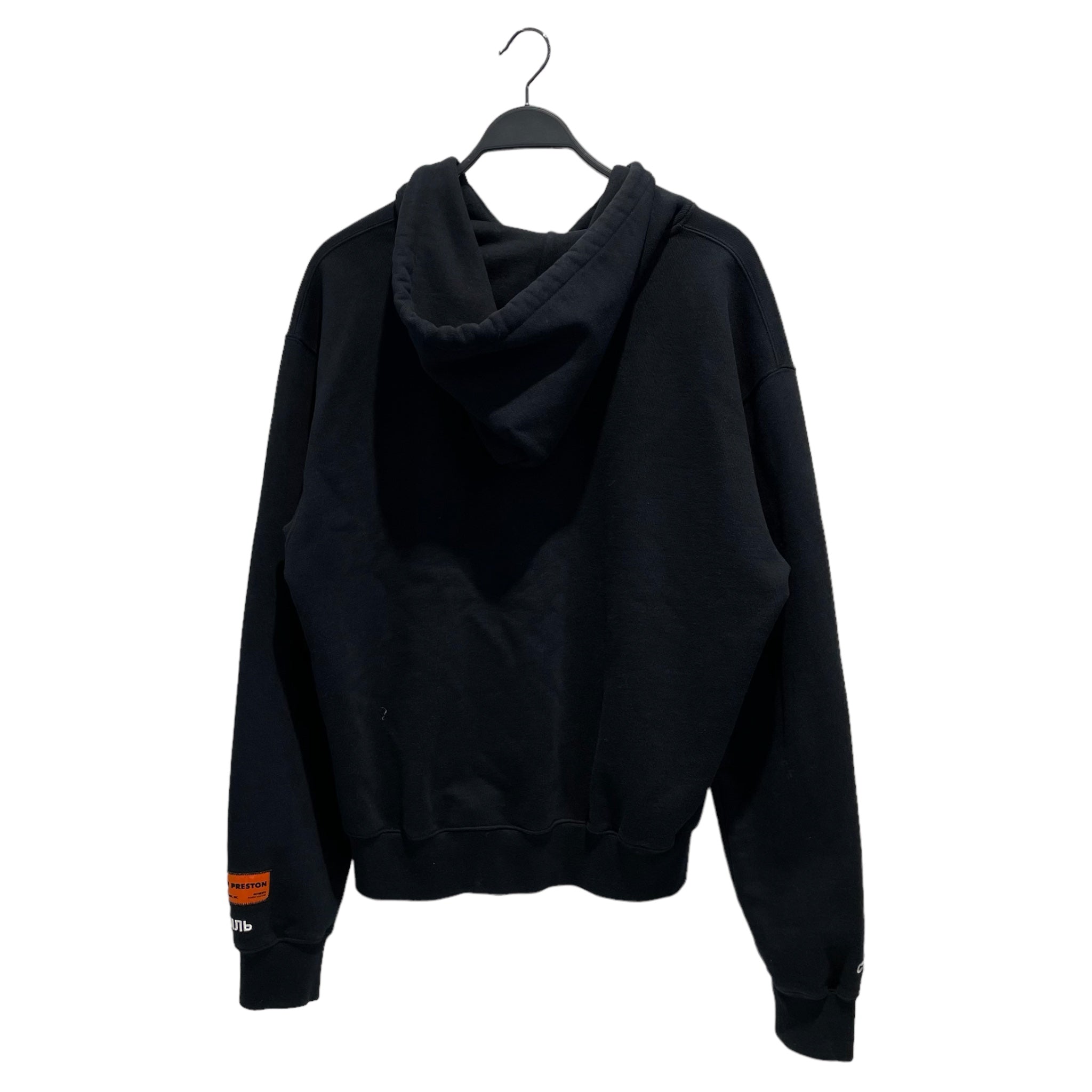 HERON PRESTON/Hoodie/L/Graphic/Cotton/BLK/ view 2