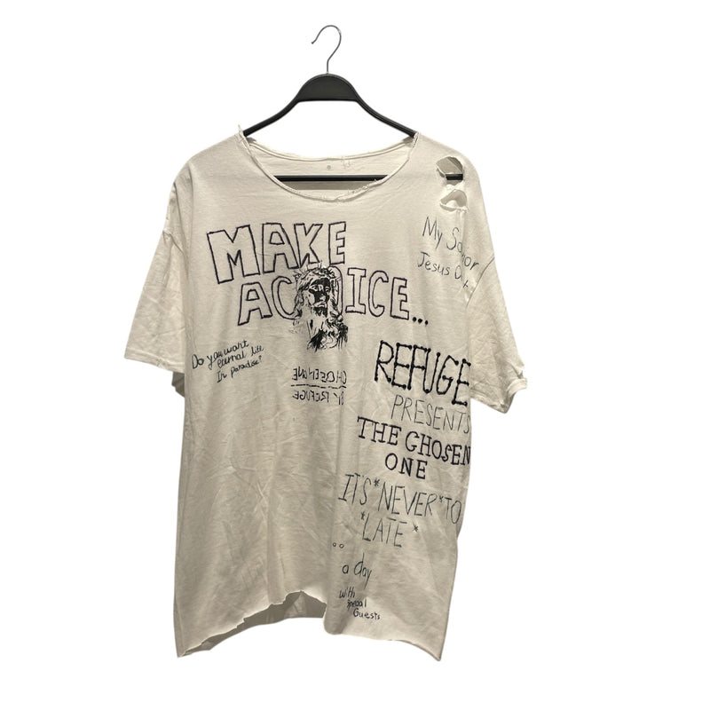 REFUGE/T-Shirt/L/Cotton/WHT/All Over Print/