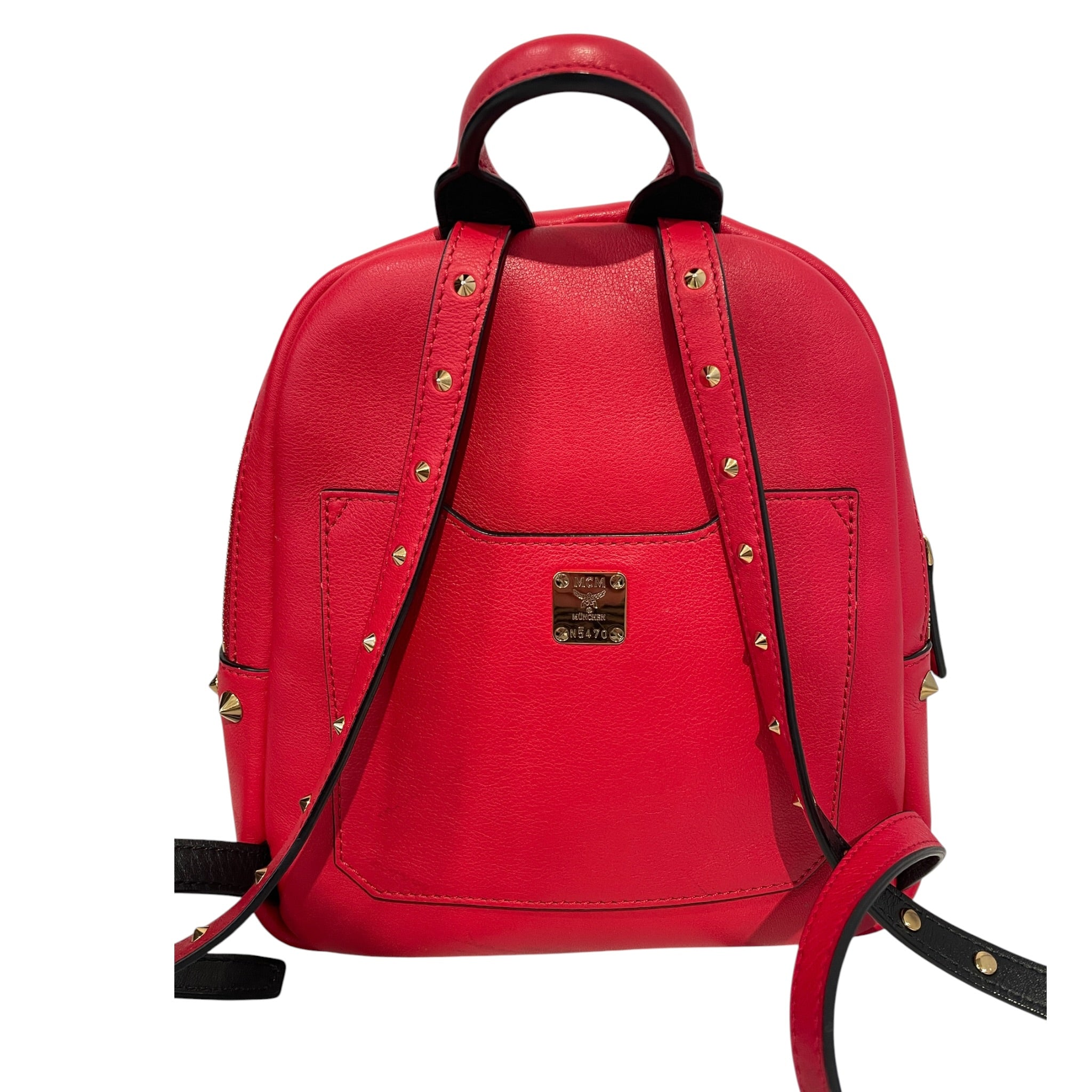 MCM/Backpack/RED/RED MCM BACKPACK view 4