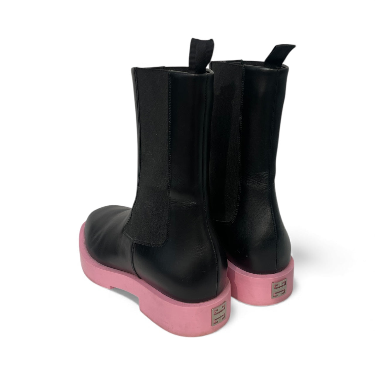 GIVENCHY/Chelsea Boots/EU 38.5/Border/Leather/PNK/ view 2