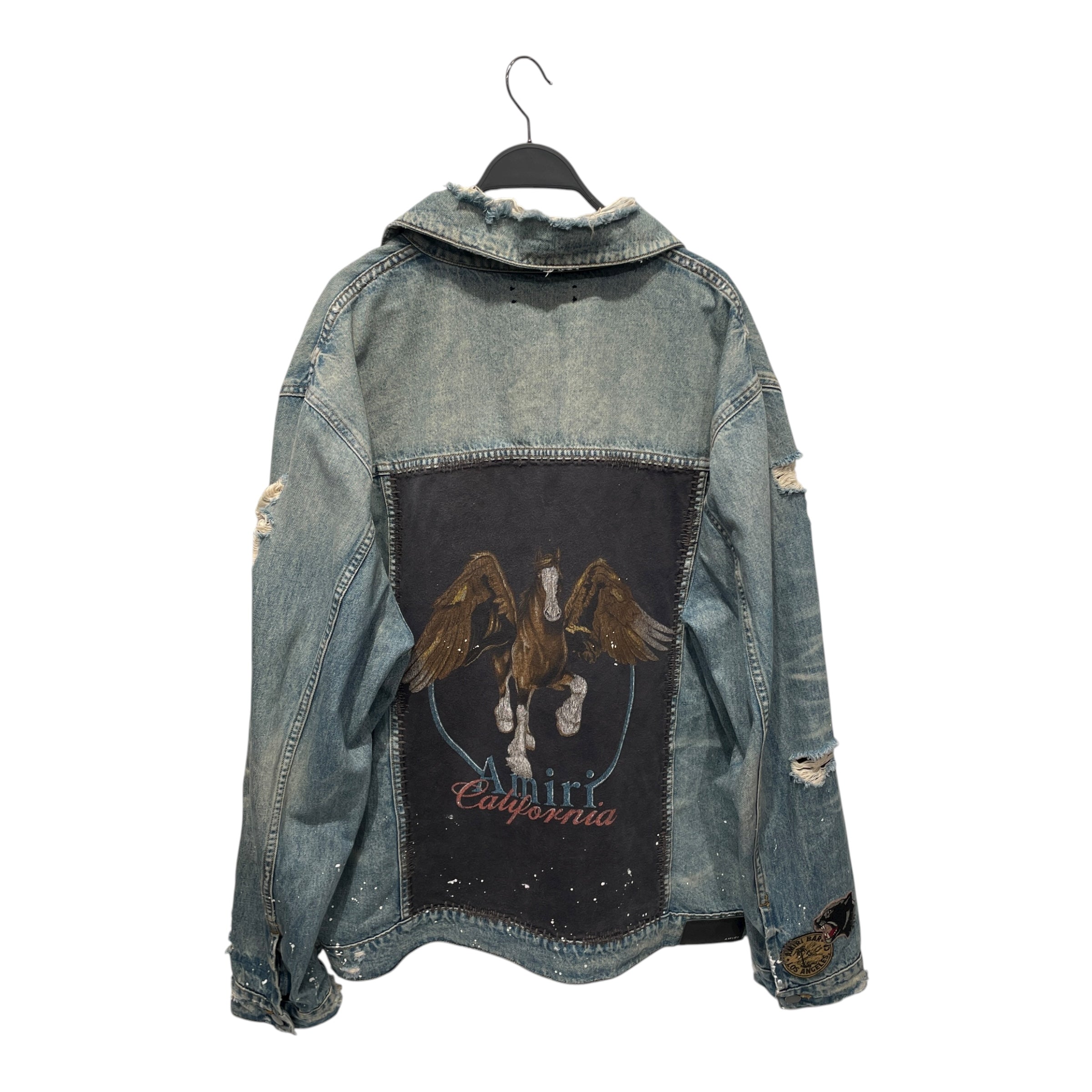 AMIRI/Denim Jkt/XL/Denim/BLU/Graphic/Pegasus Jacket view 2